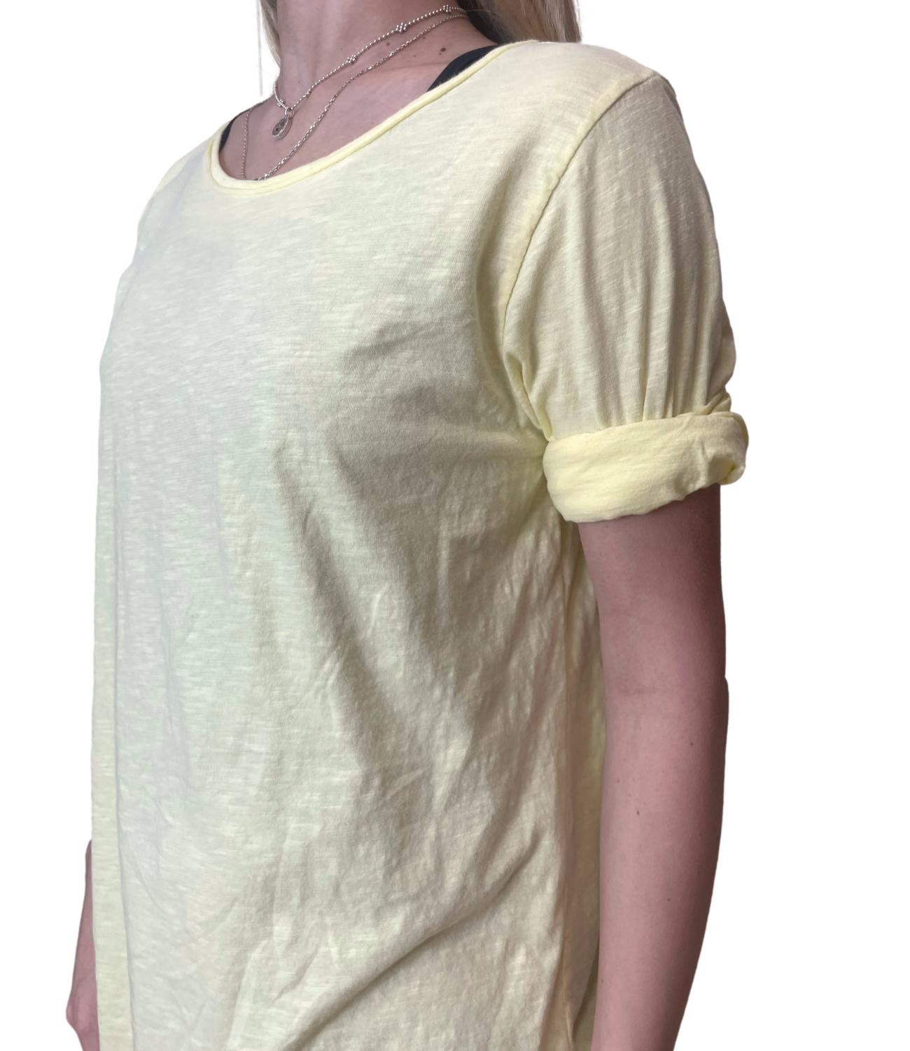 Studio It Maglia Girocollo Giallo Donna