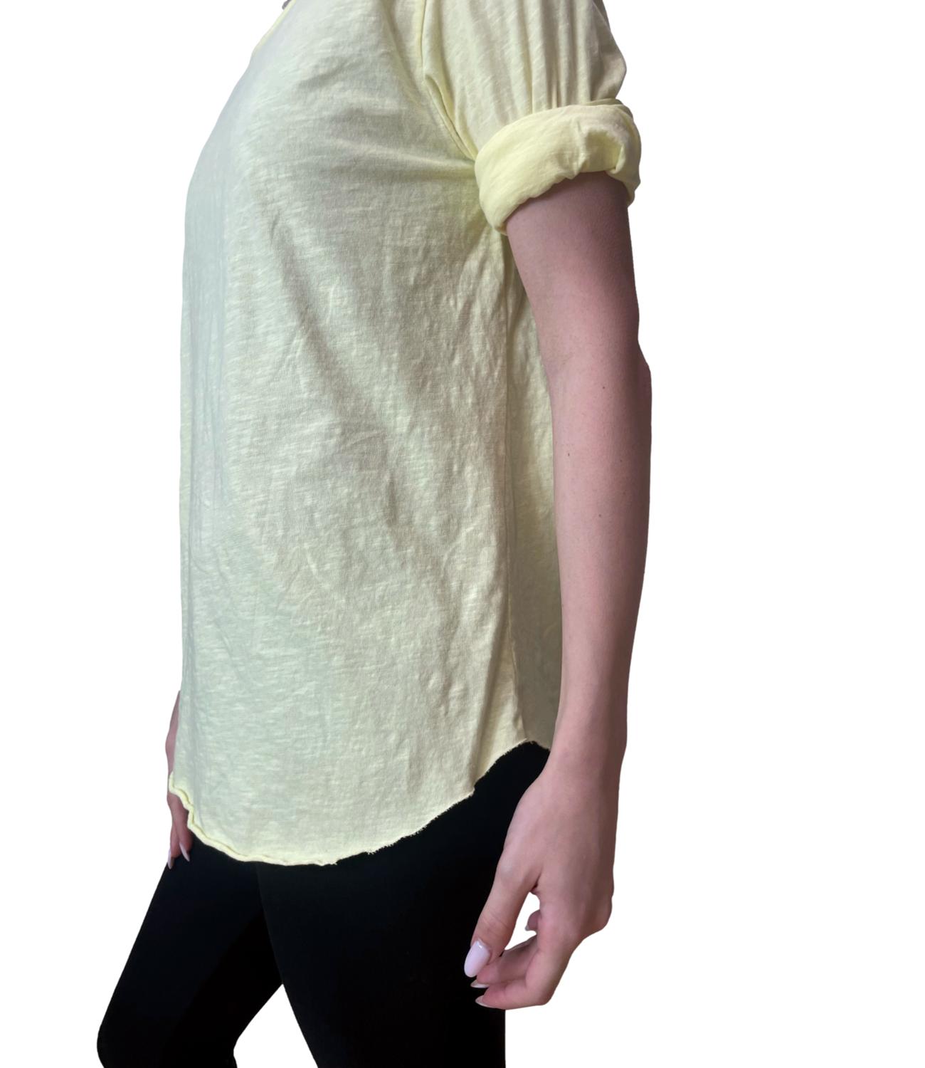 Studio It Maglia Girocollo Giallo Donna