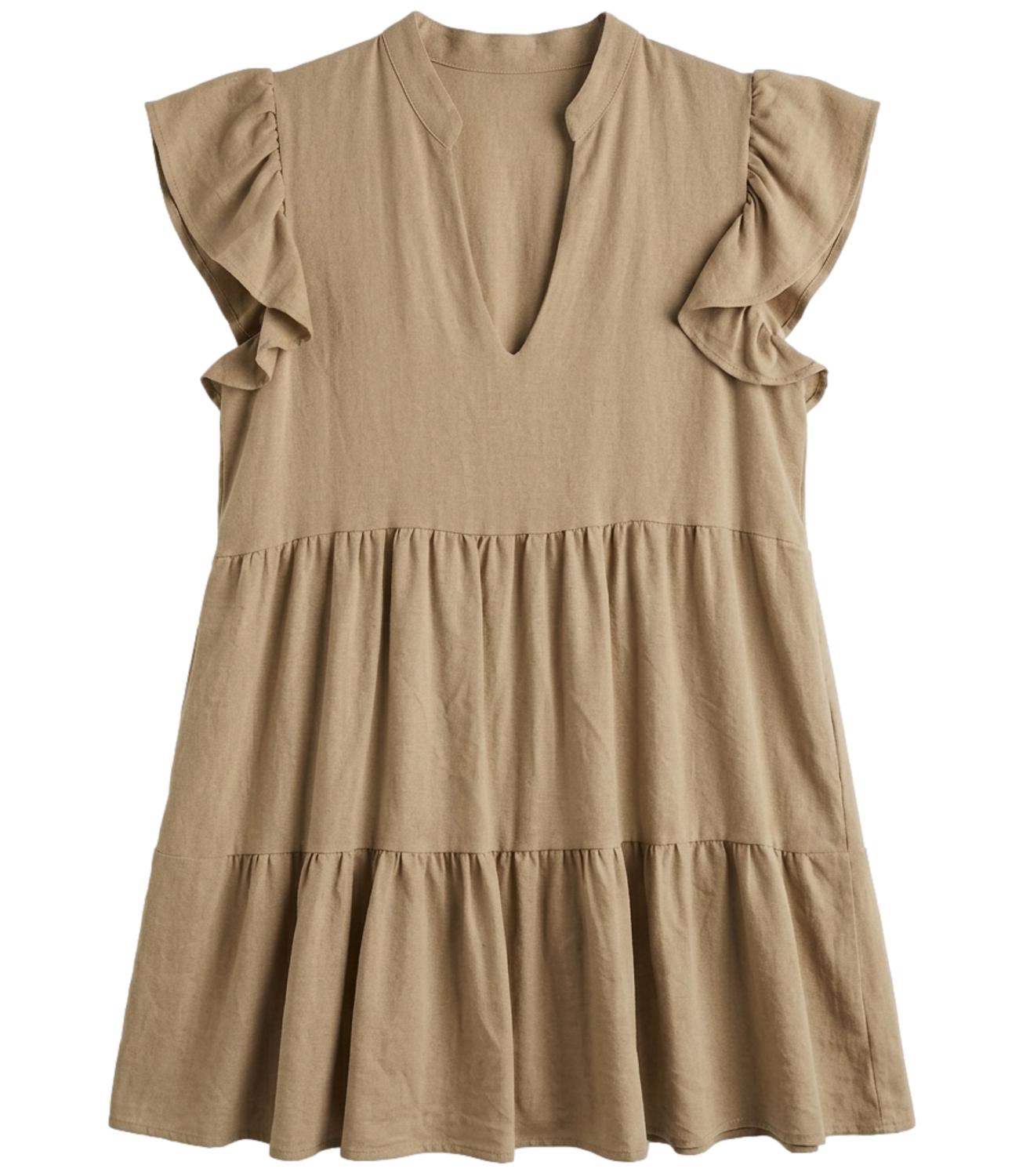 Studio it Abito da Donna - Cammello - Ab480