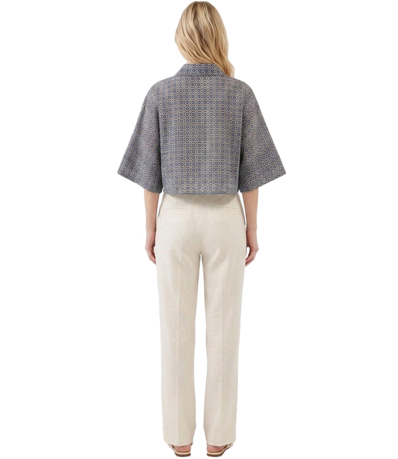 Studio it Camicia da Donna - Blu - Ca27234a