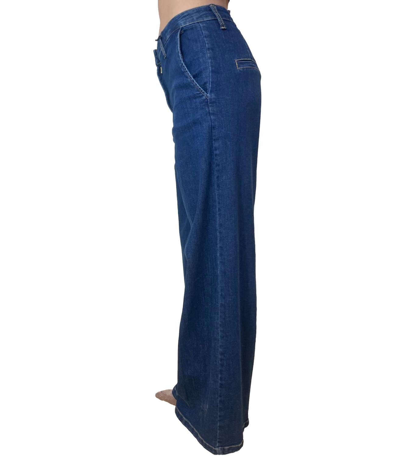 Studio It Jeans Palazzo Blu Donna