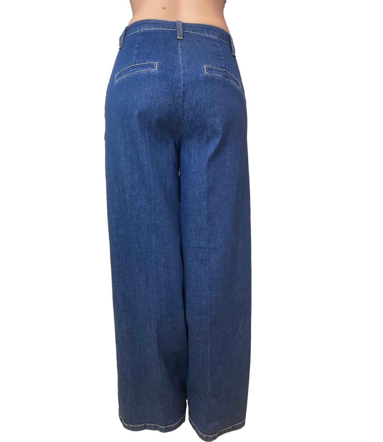 Studio It Jeans Palazzo Blu Donna