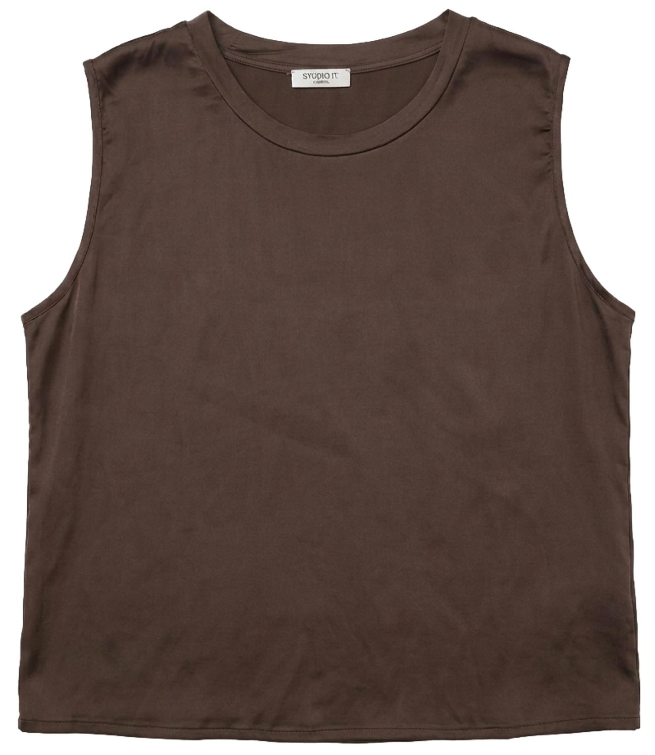 Studio it Canotta da Donna - Marrone - T10435cn