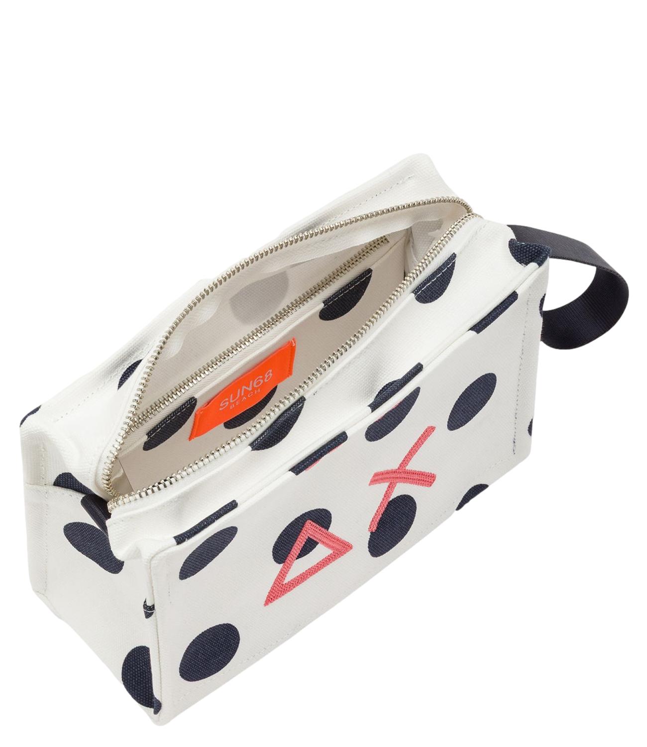 Sun68 Borsa da Donna - Bianco Panna/navy Blue