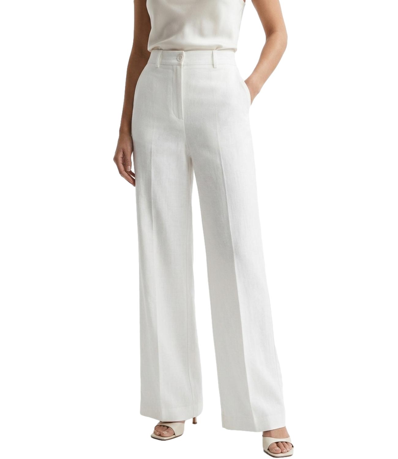 Susy Mix Pantalone da Donna - Panna - 10659