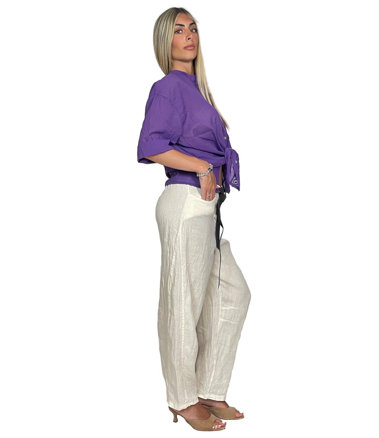 Susy Mix Pantalone da Donna - Latte - 12402