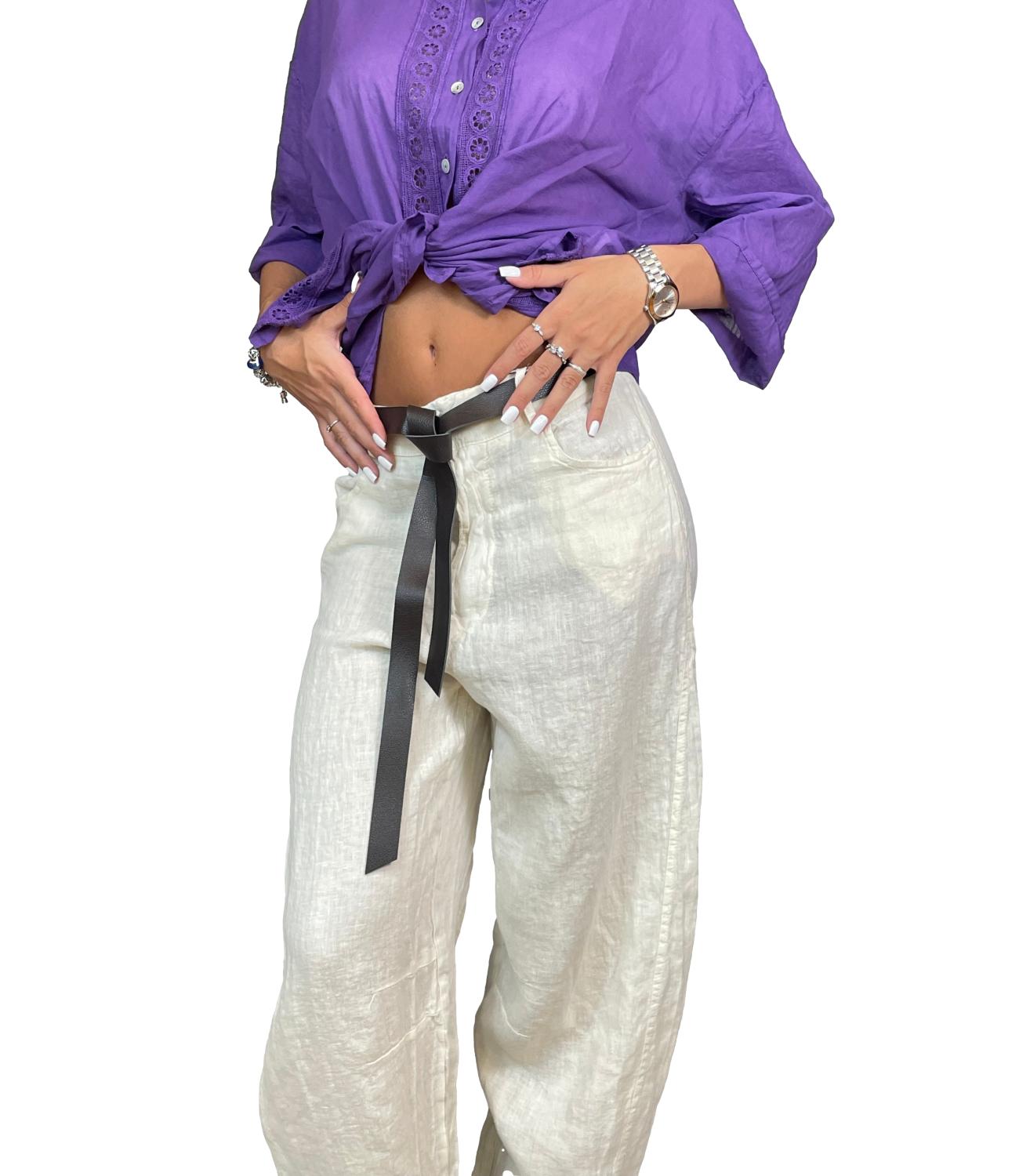 Susy Mix Pantalone da Donna - Latte - 12402
