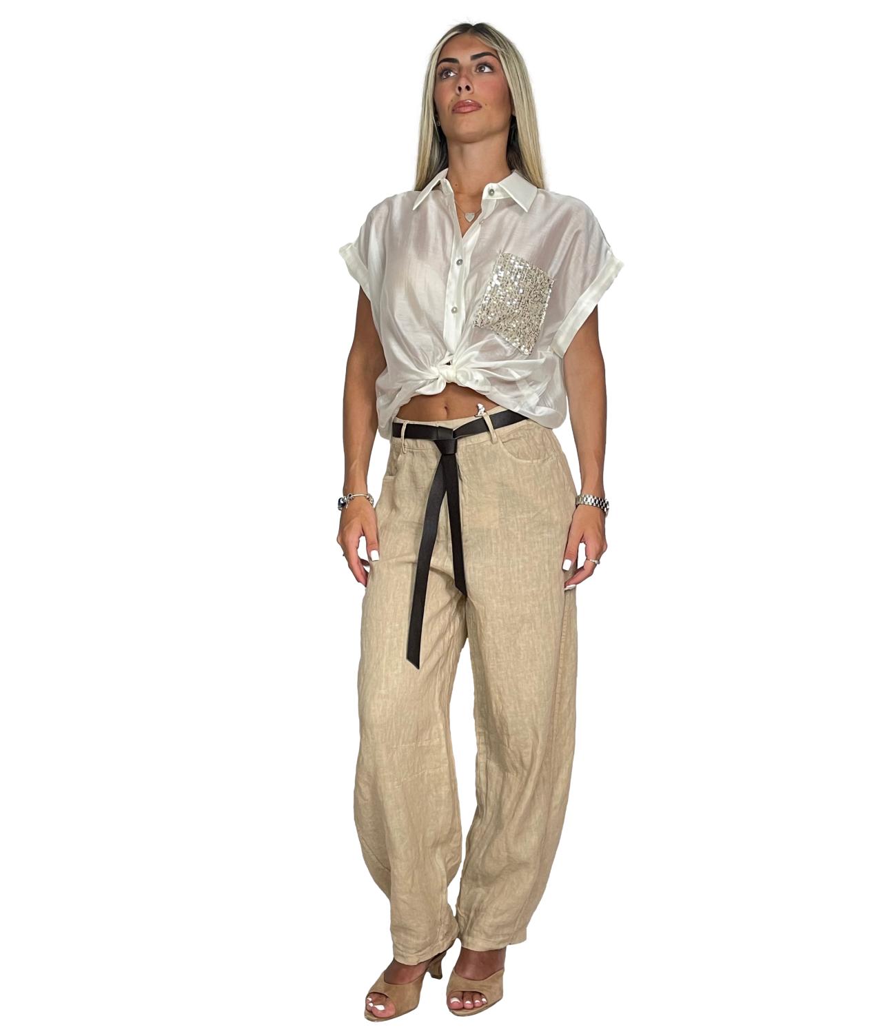 Susy Mix Pantalone da Donna - Safari - 12402