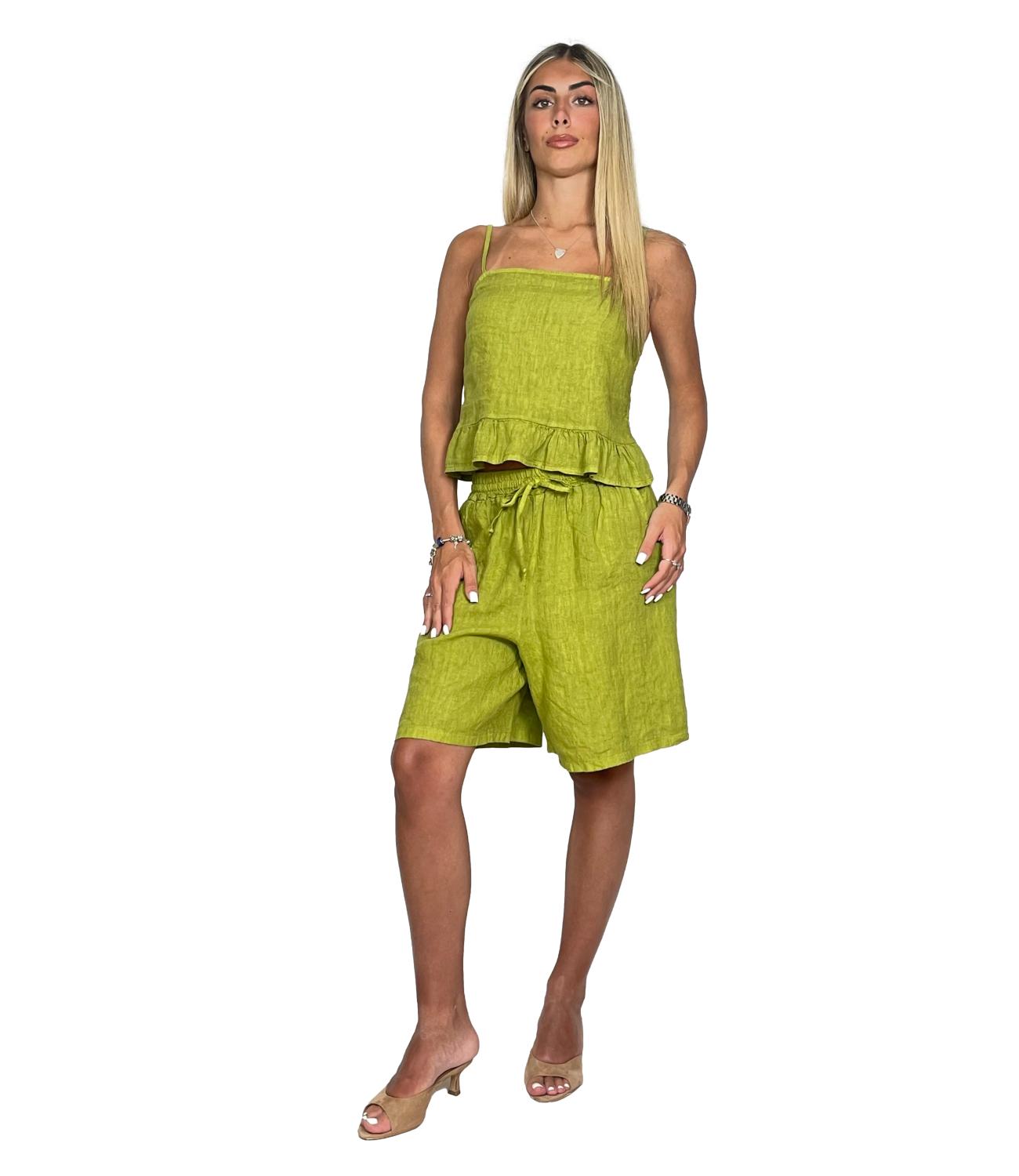 Susy Mix Bermuda da Donna - Verde Oliva - 12409