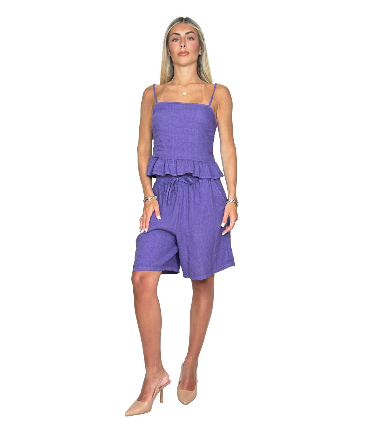 Susy Mix Bermuda da Donna - Viola - 12409