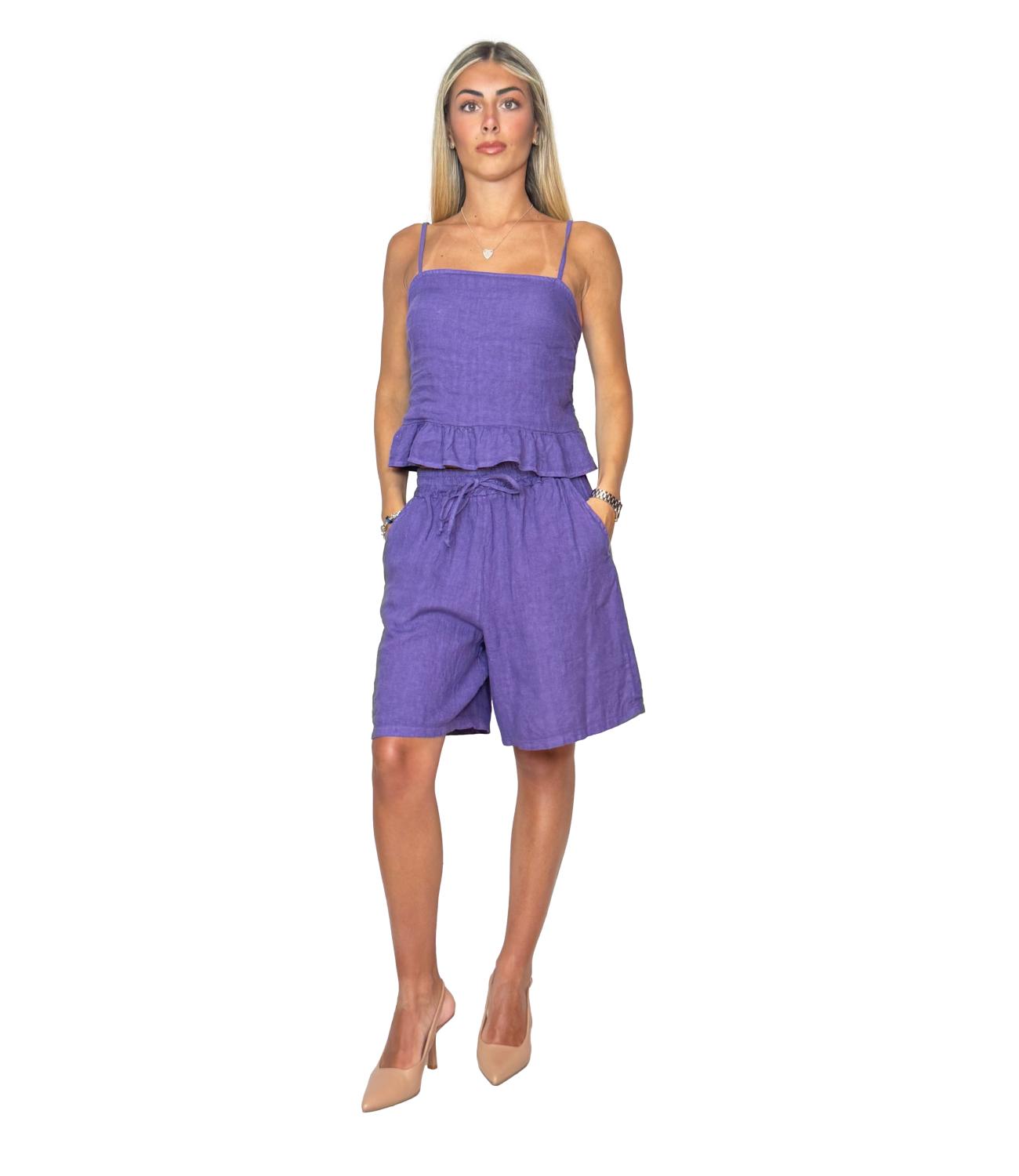 Susy Mix Bermuda da Donna - Viola - 12409