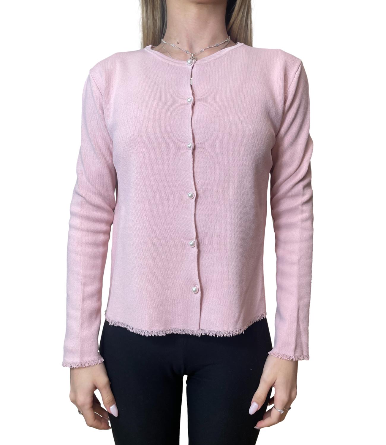 Susy Mix Cardigan Rosa Donna