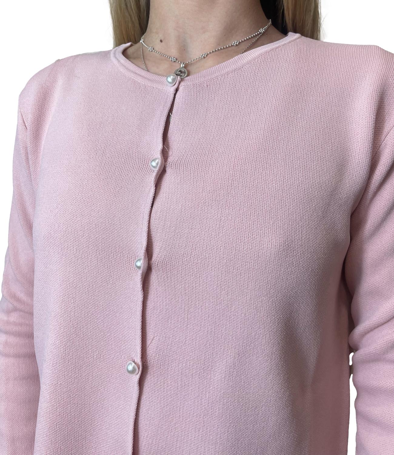 Susy Mix Cardigan Rosa Donna