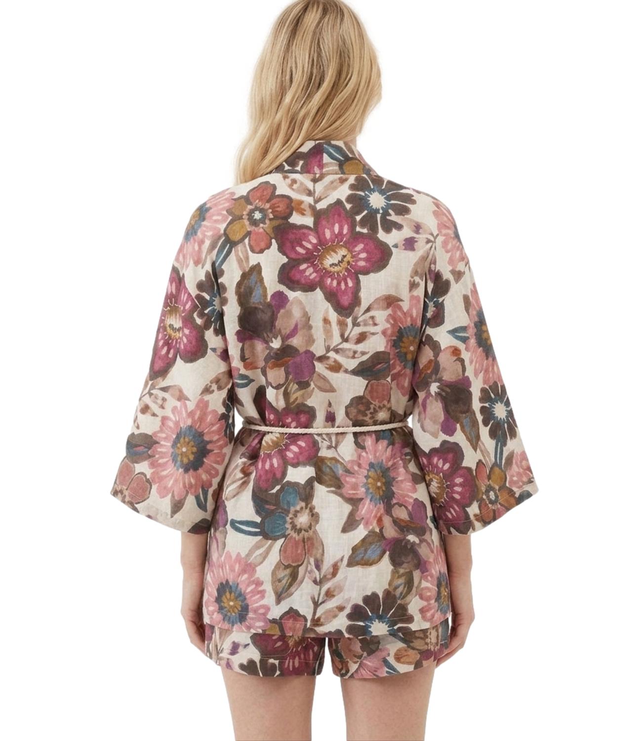 Susy Mix Kimono da Donna - Latte - 26196e