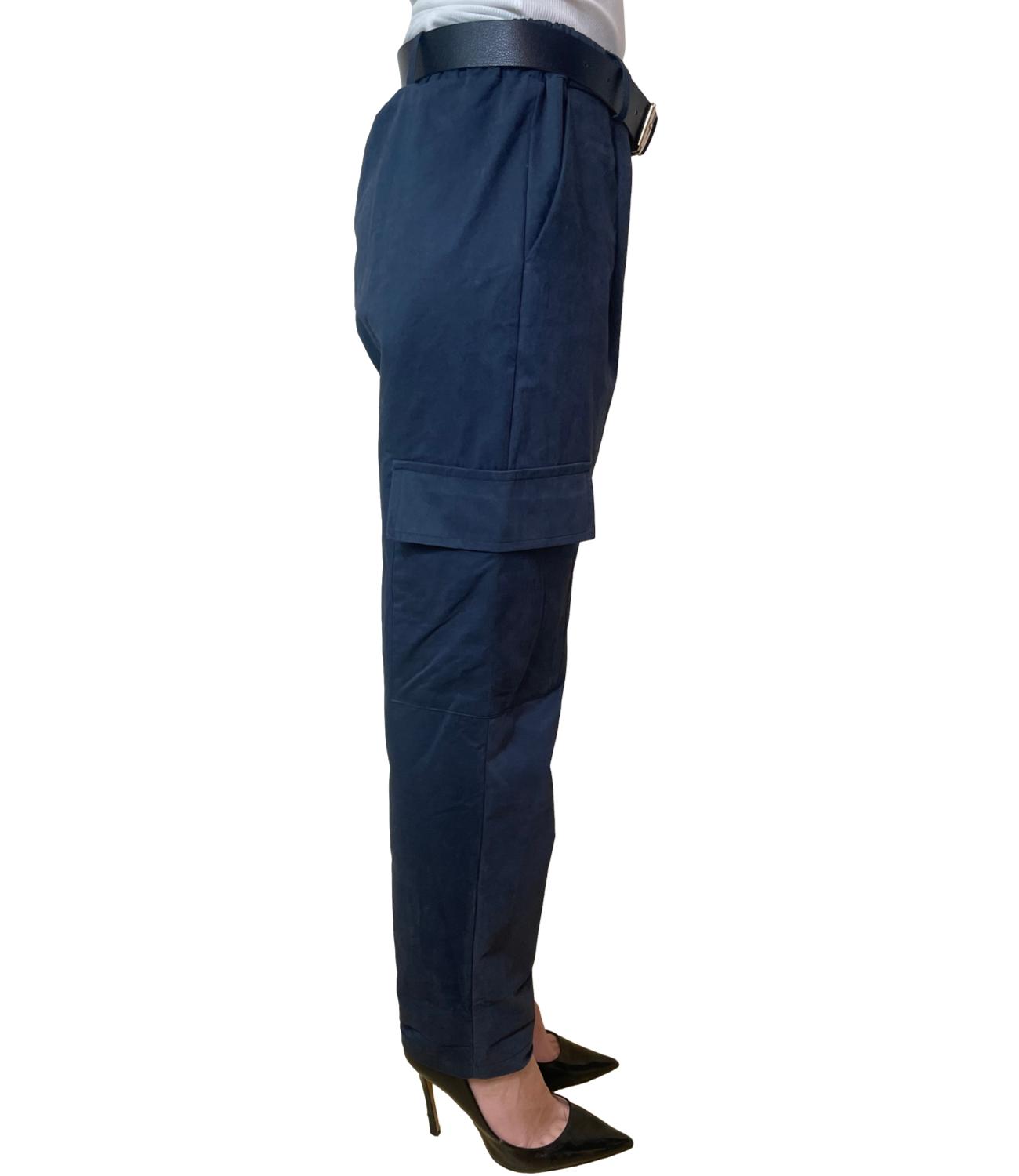 Susy Mix Pantalone C/Tasconi Blu Donna