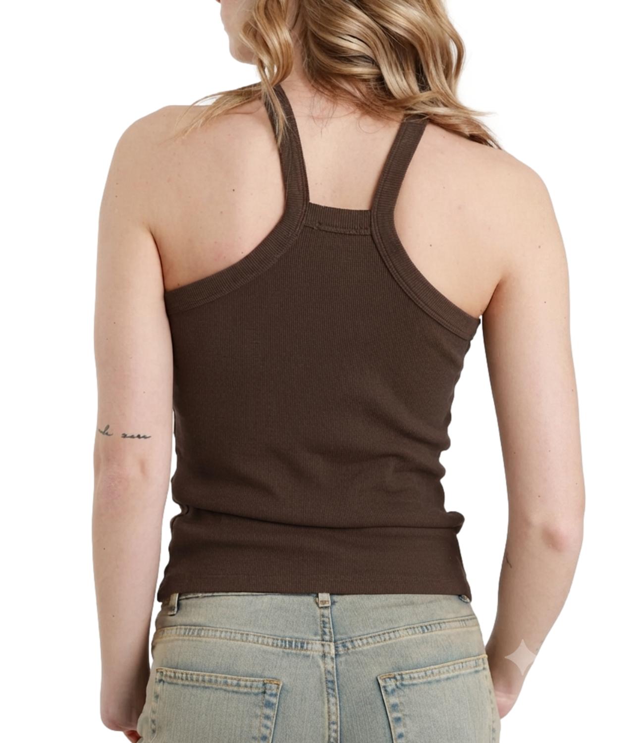 Susy Mix Canotta da Donna - Cioccolato - 2719