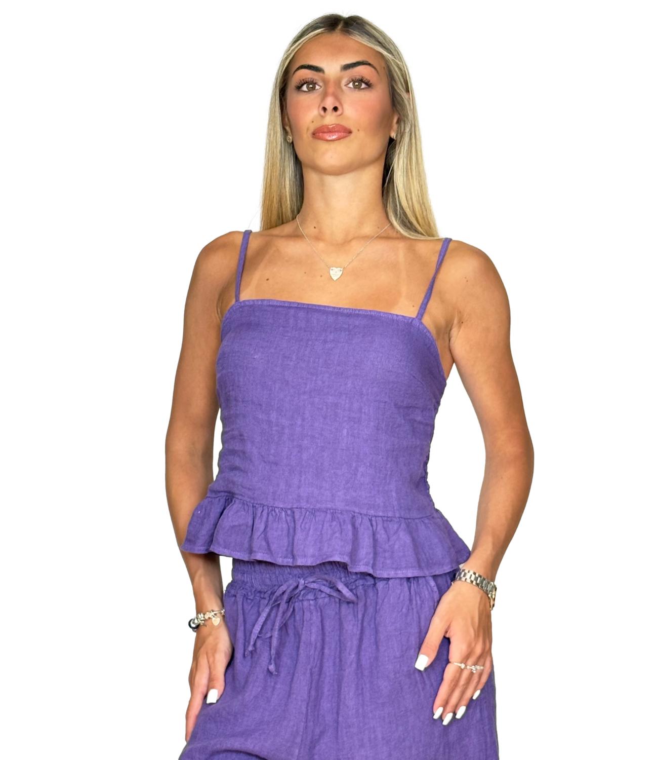 Susy Mix Top da Donna - Viola - 34141