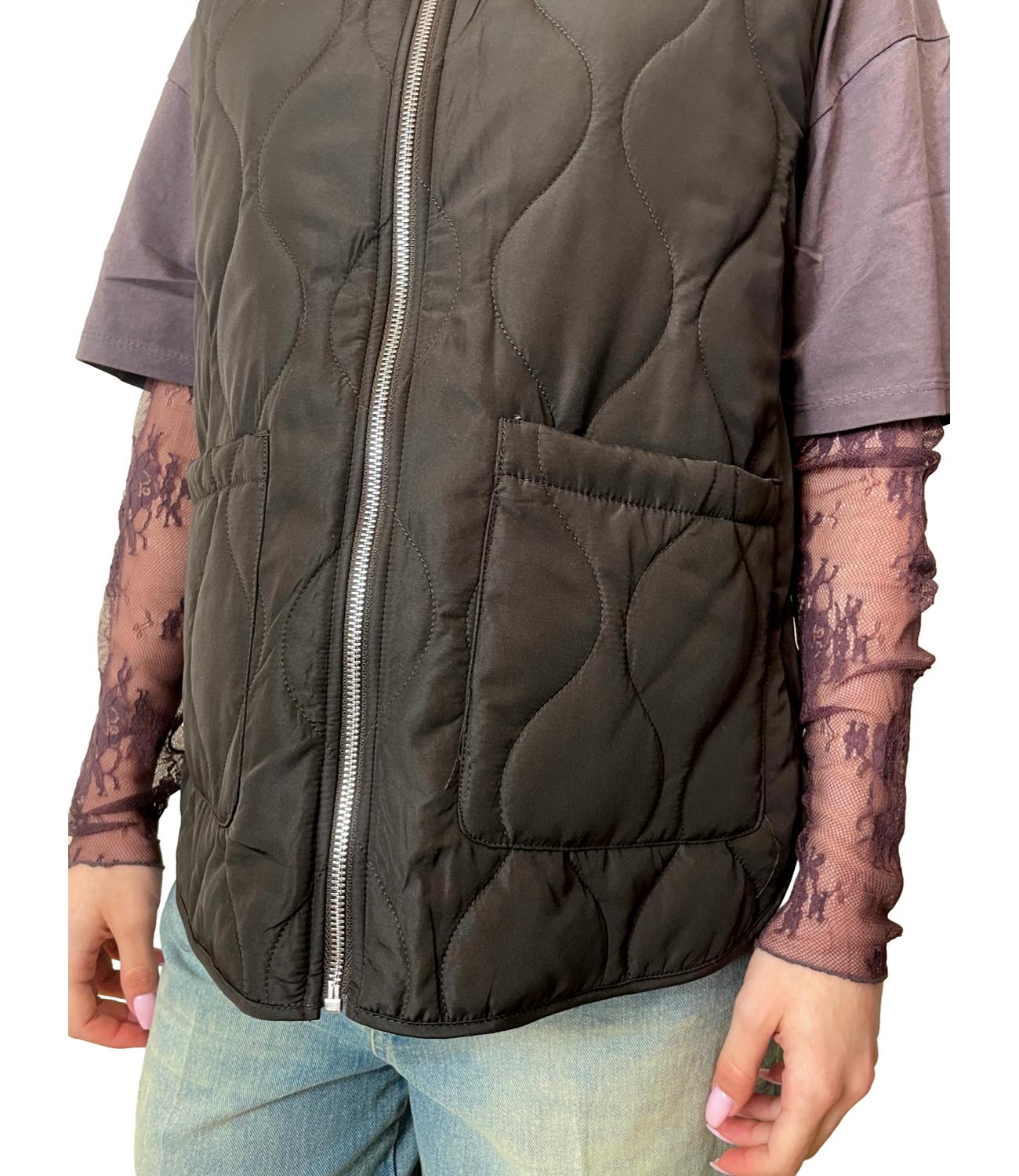 Susy Mix Gilet Moro Donna