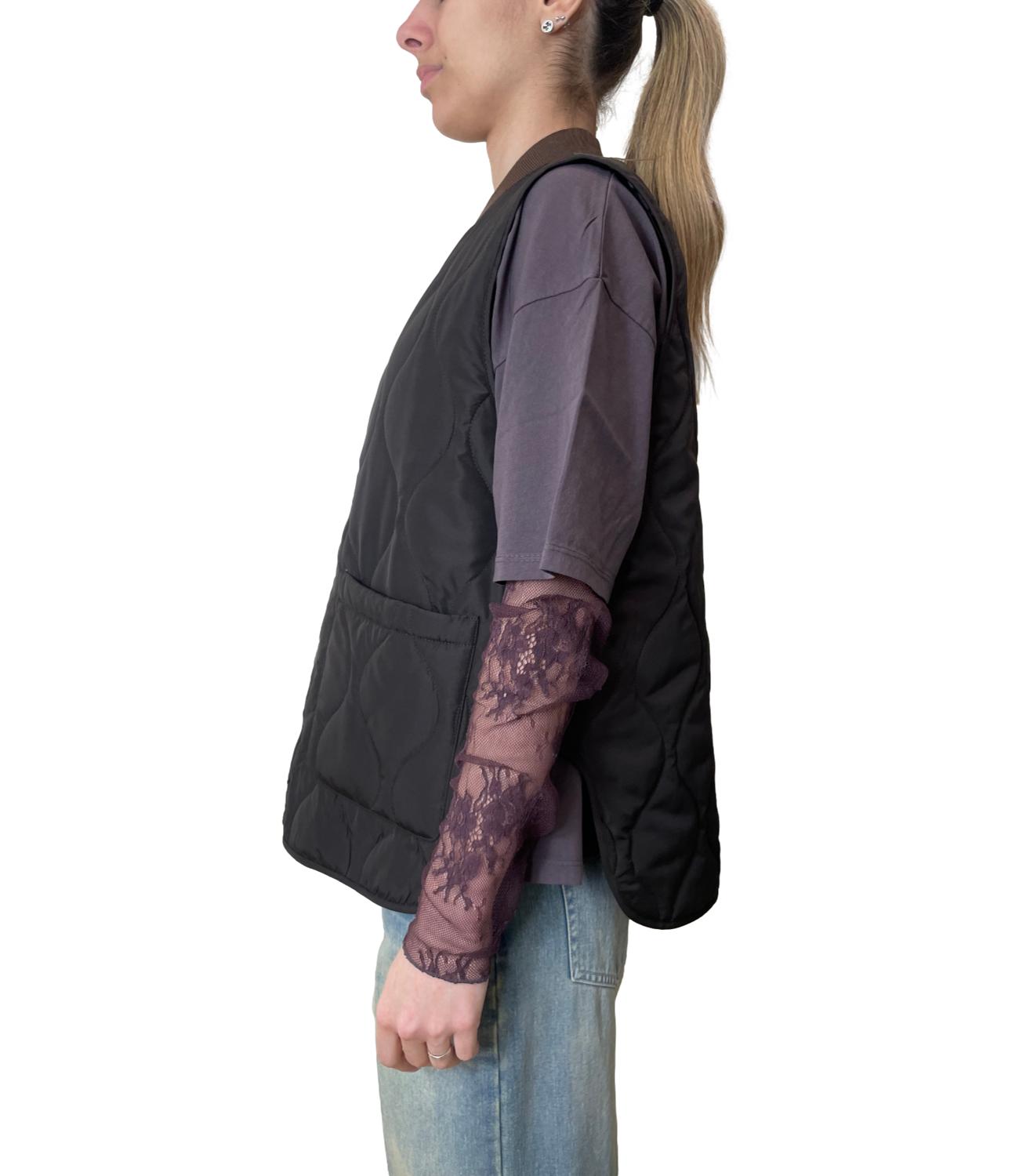Susy Mix Gilet Moro Donna