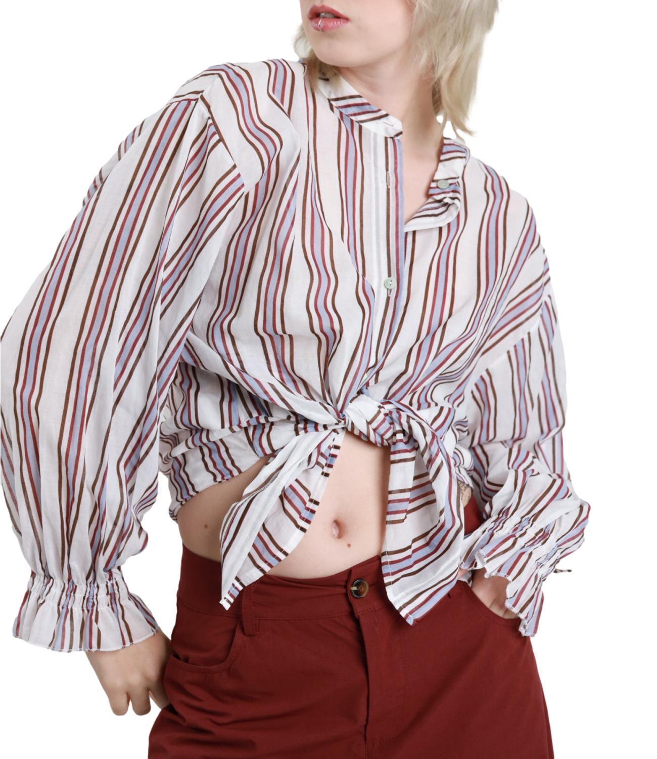 Susy Mix Camicia da Donna - Latte - 60425c