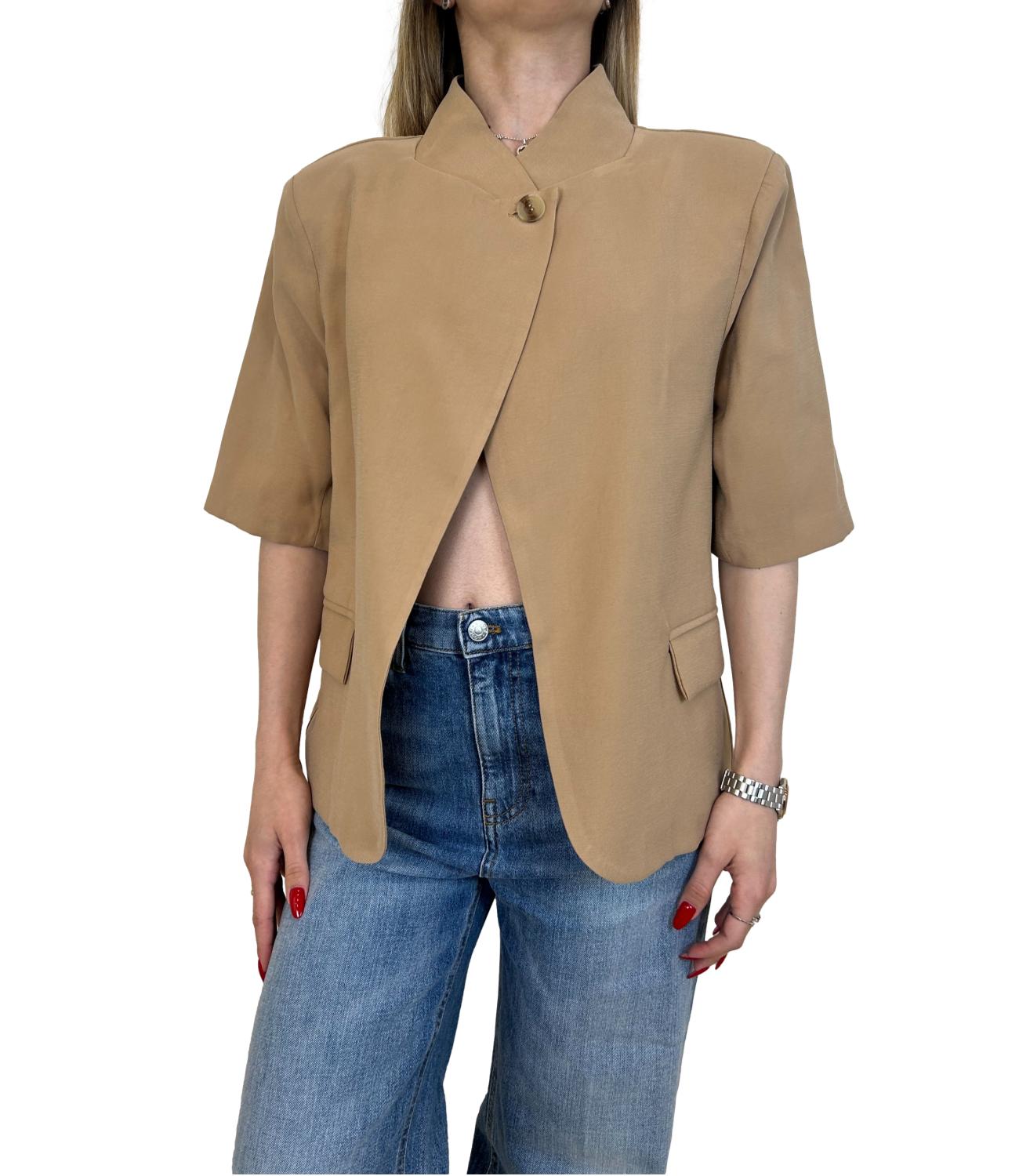 Susy Mix Giacca da Donna - Sabbia - 82568ak