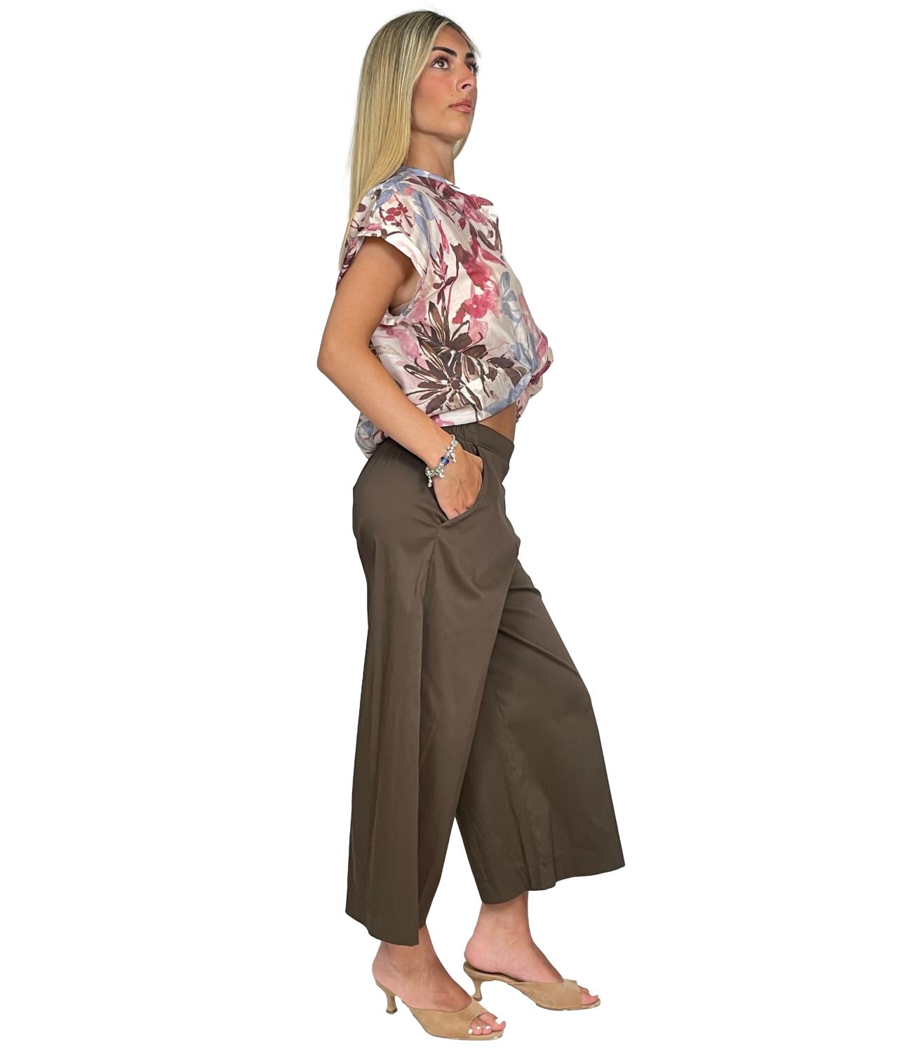 Susy Mix Pantalone da Donna - Moro - B05195
