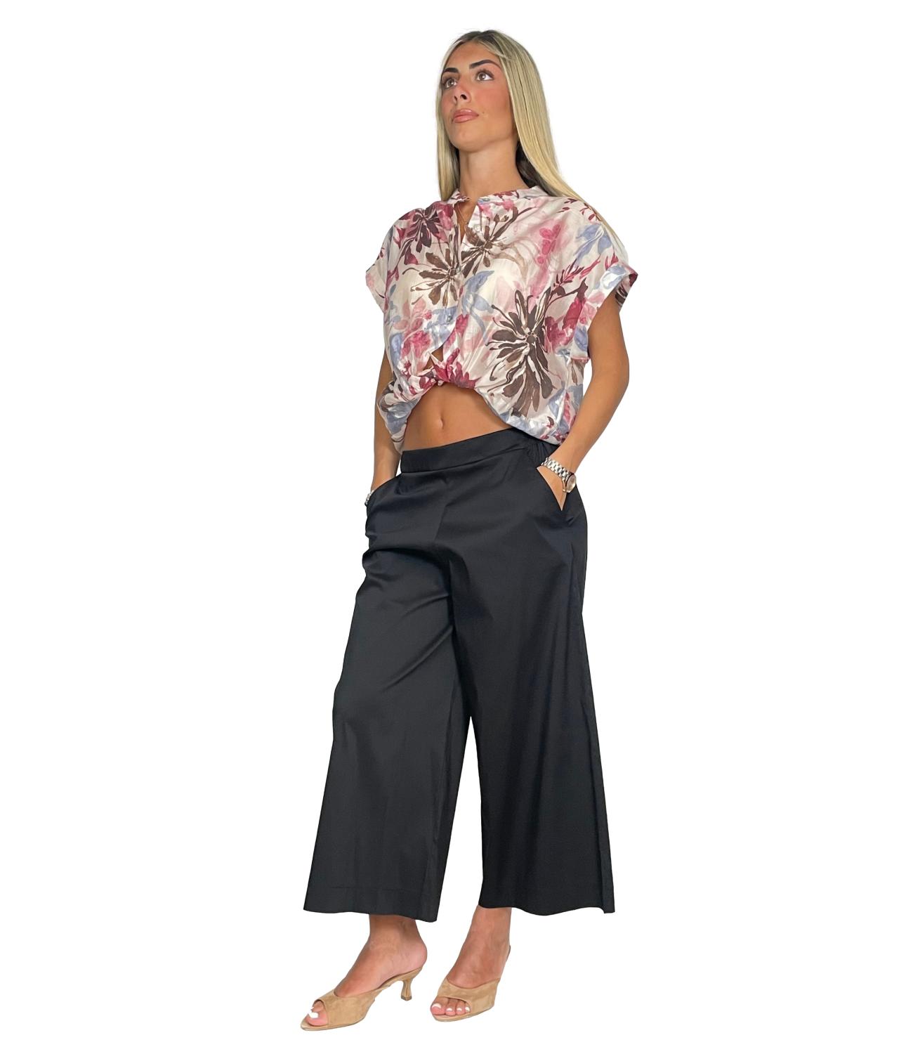 Susy Mix Pantalone da Donna - Nero - B05195