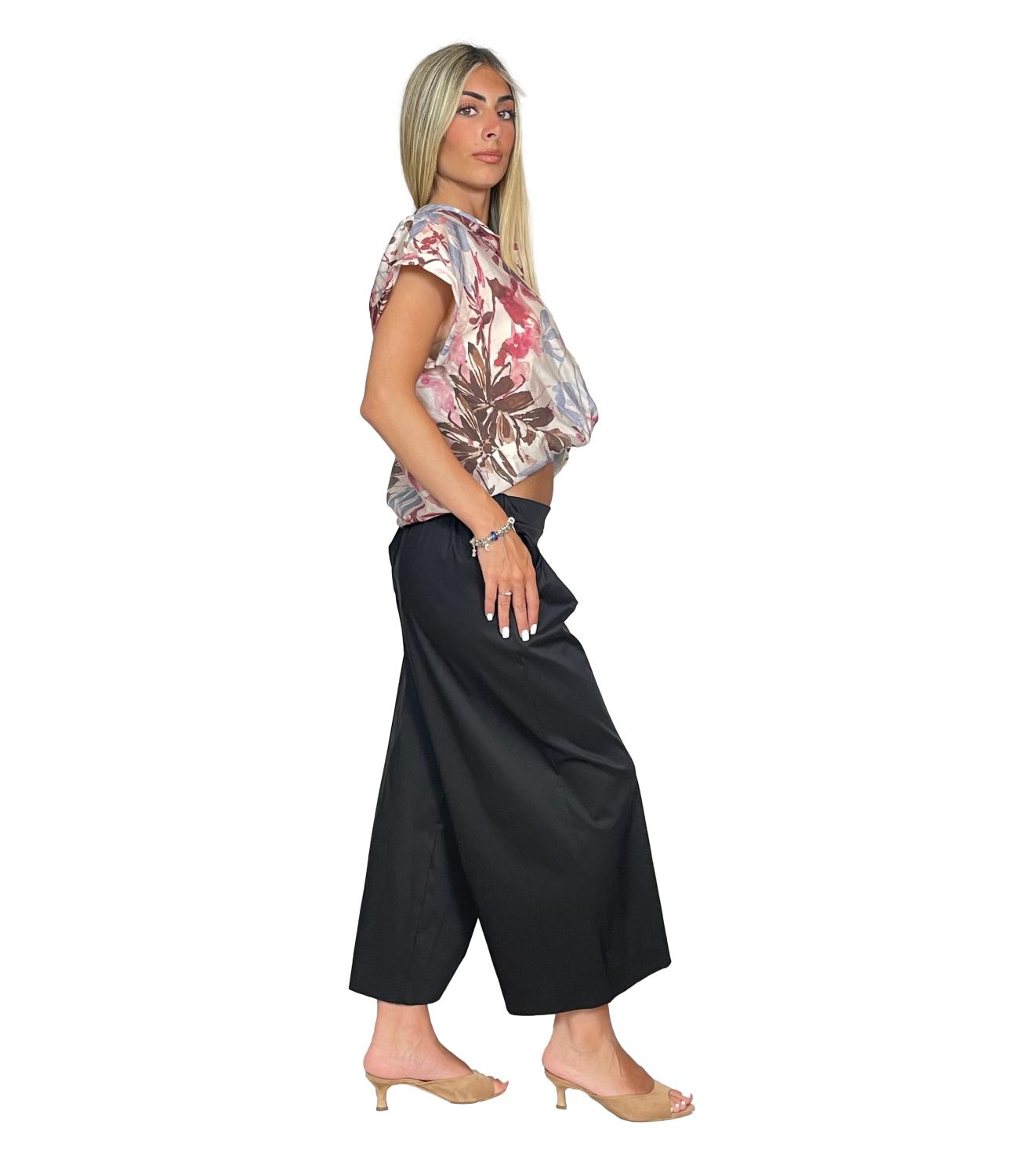 Susy Mix Pantalone da Donna - Nero - B05195