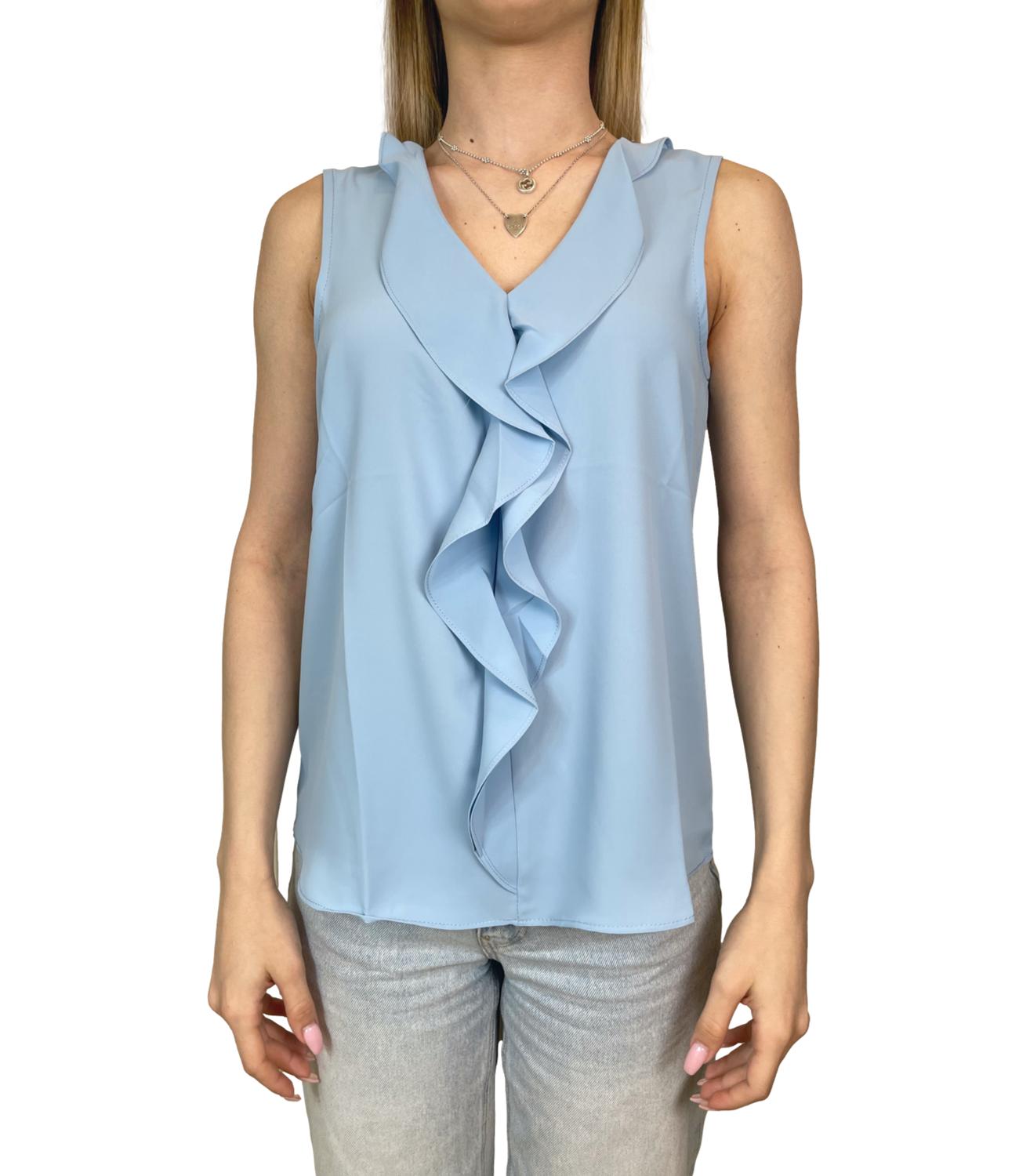 Susy Mix Maglia Celeste Donna