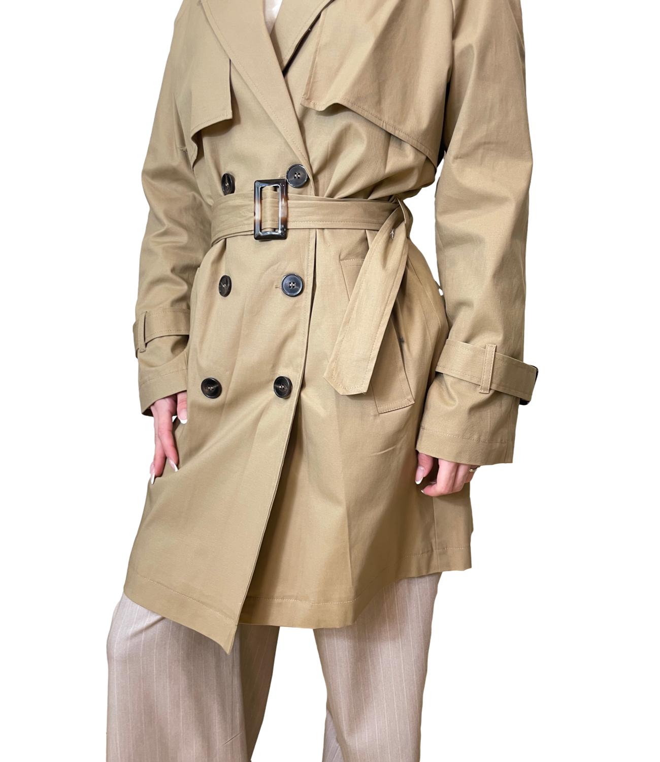 Susy Mix Trench Cammello Donna