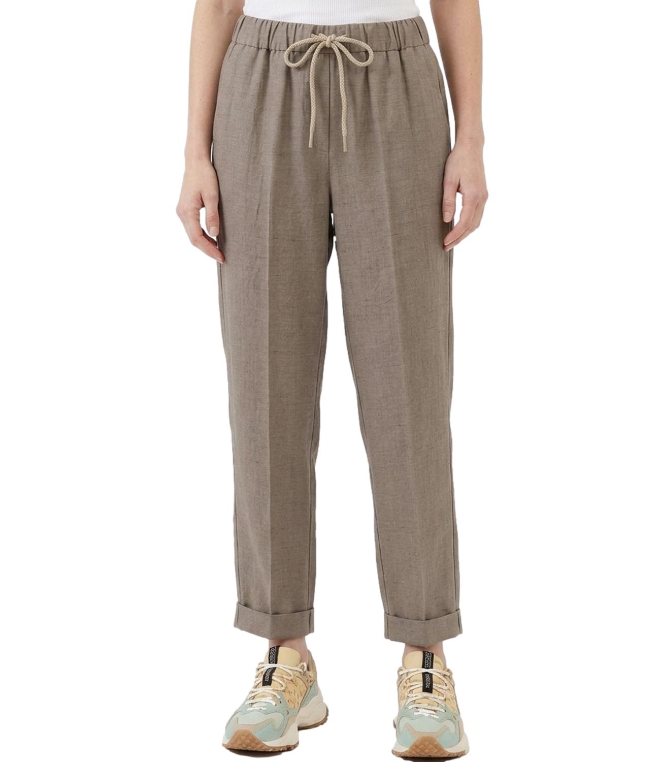 Susy Mix Pantalone da Donna - Cioccolato - T2372i121
