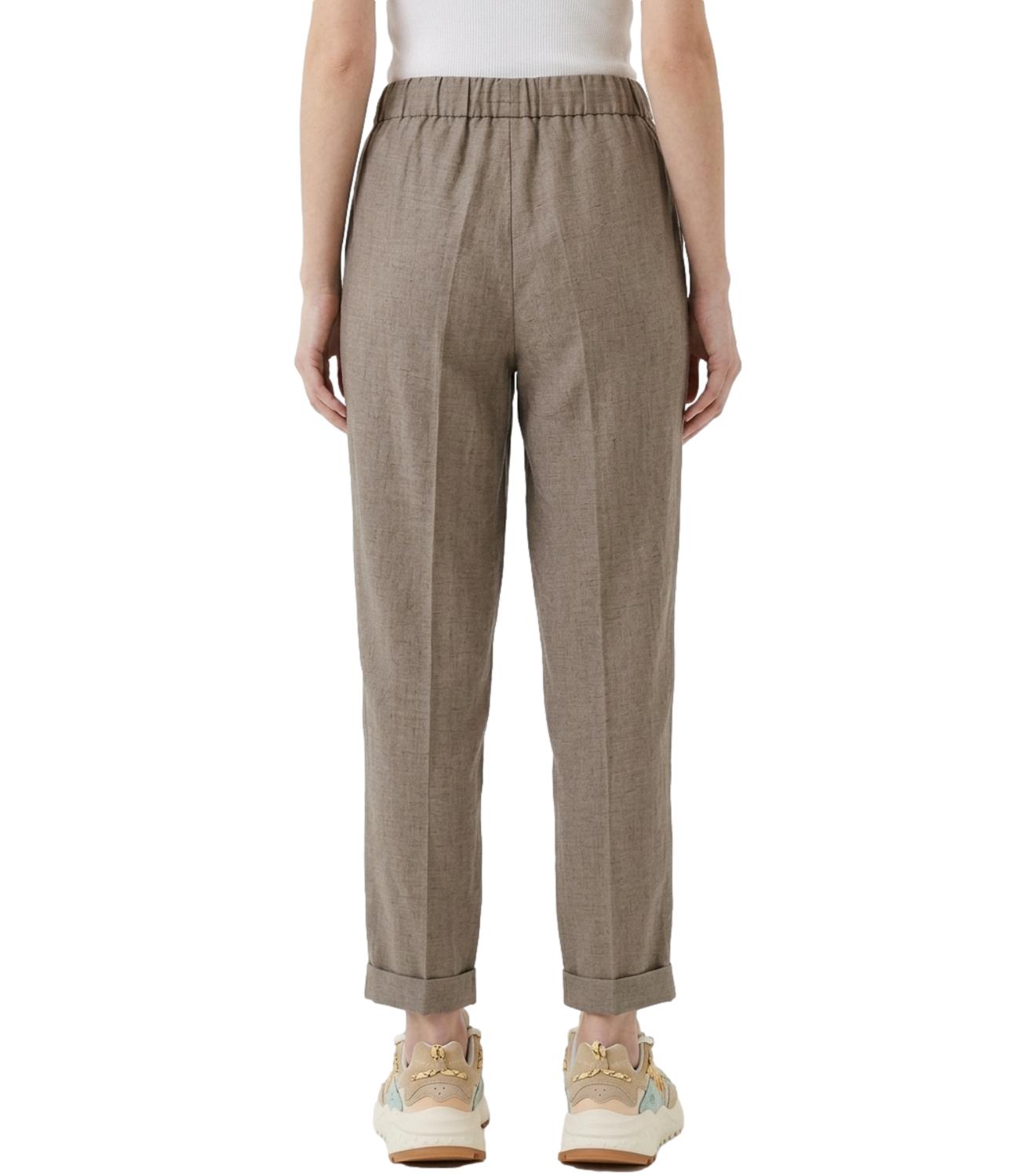 Susy Mix Pantalone da Donna - Cioccolato - T2372i121