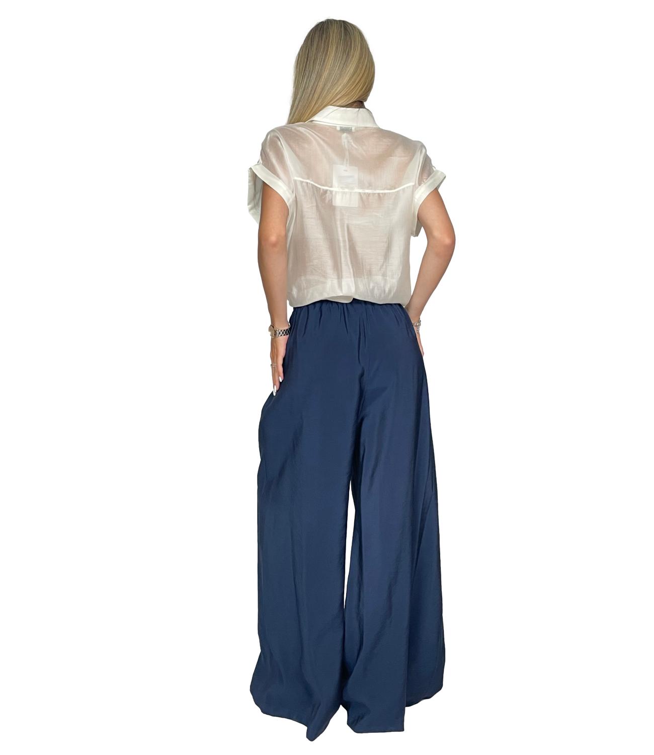 Susy Mix Pantalone da Donna - Blu - T2445c9