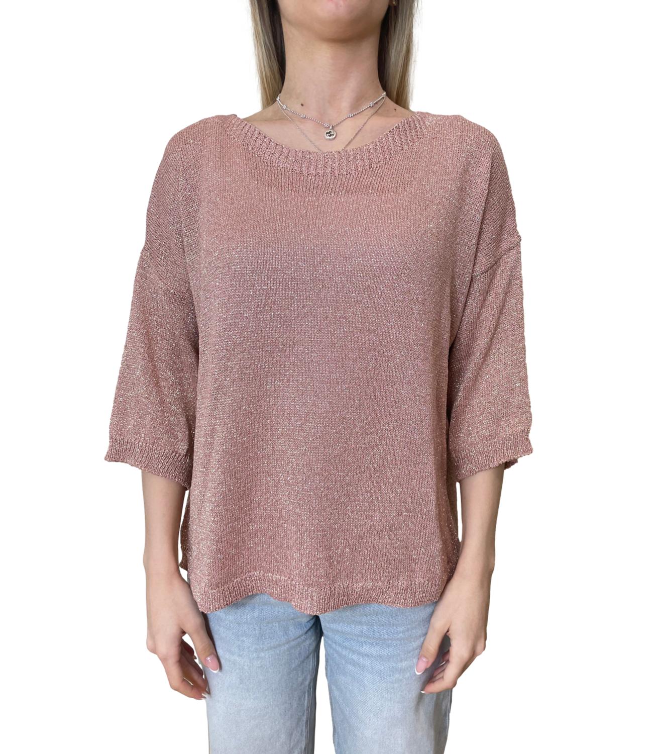 Susy Mix Maglia Rosa Donna