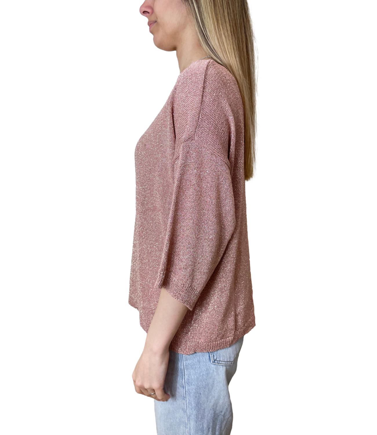Susy Mix Maglia Rosa Donna