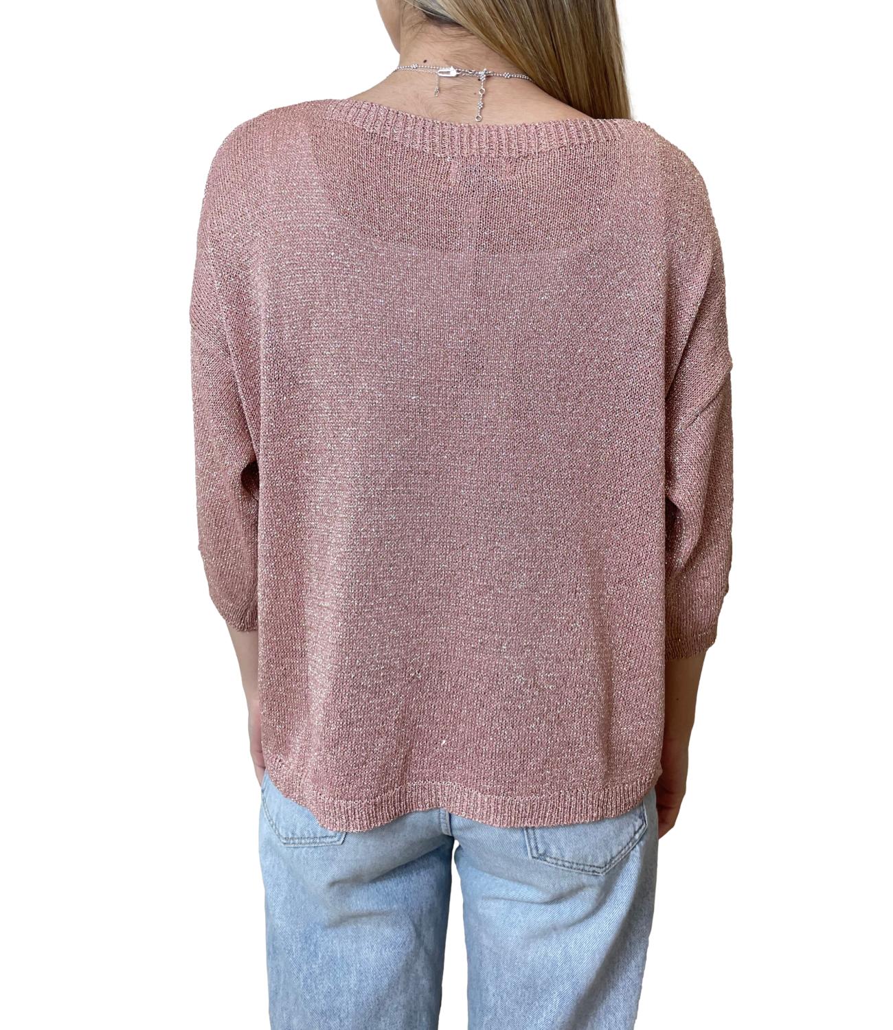 Susy Mix Maglia Rosa Donna