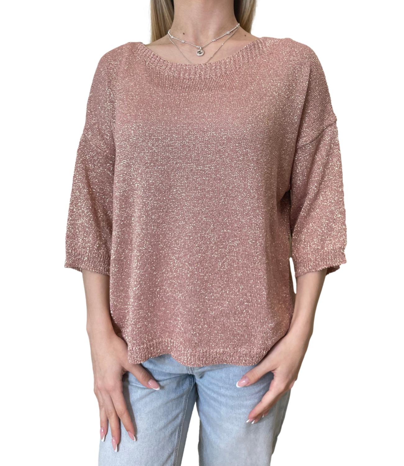 Susy Mix Maglia Rosa Donna