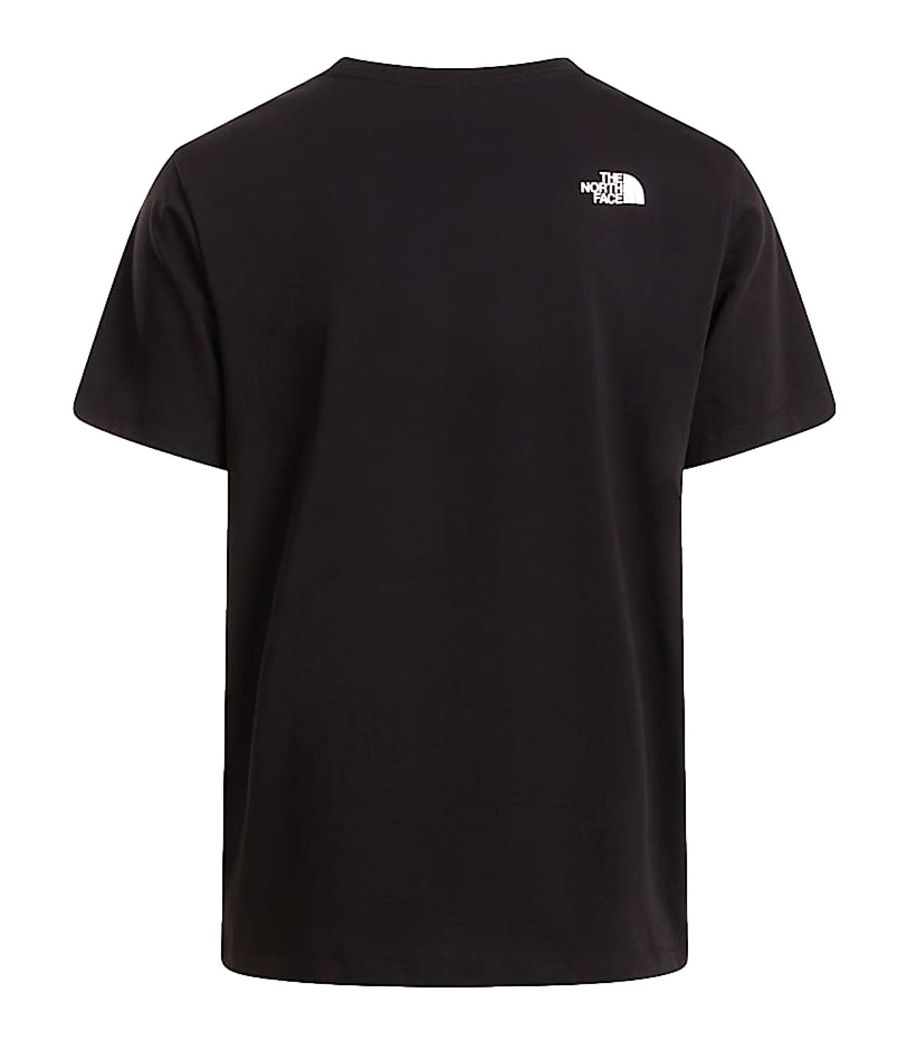 The North Face T-Shirt da Uomo - Tnfblack/tnfwht - Nf0a8b6j