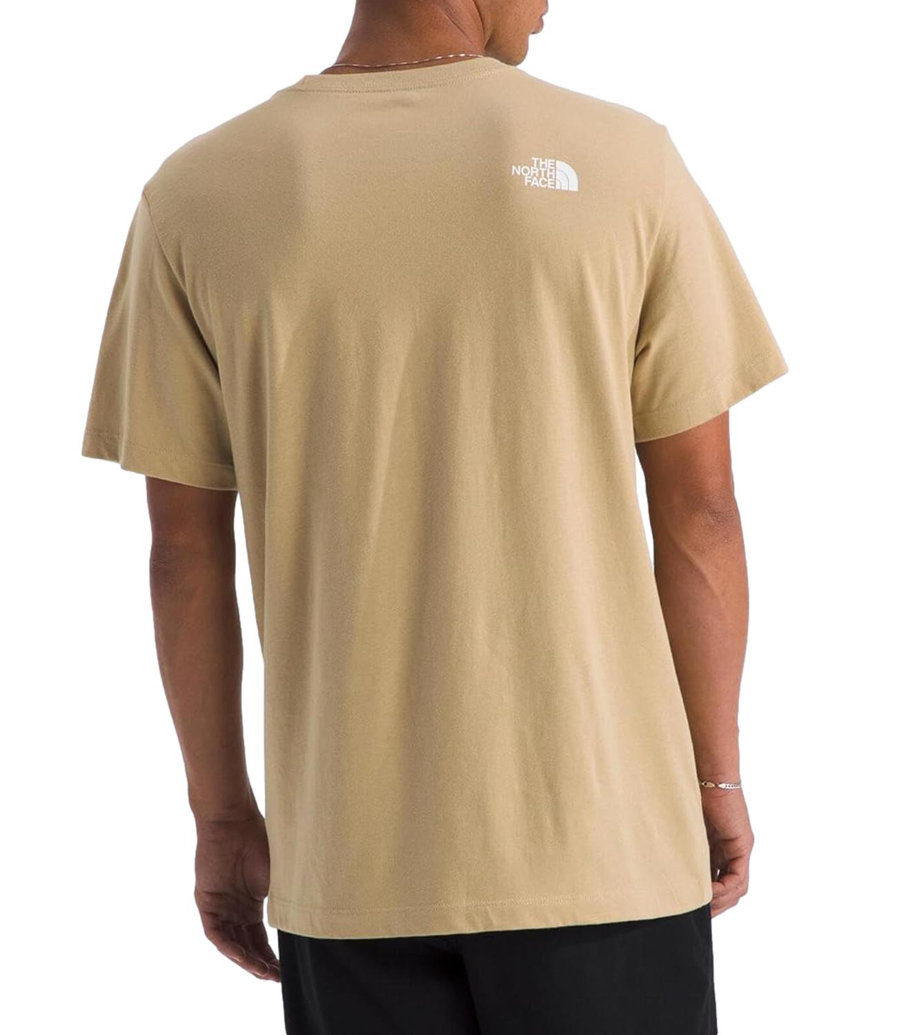 The North Face T-Shirt da Uomo - Khaki Stone - Nf0a8b6j