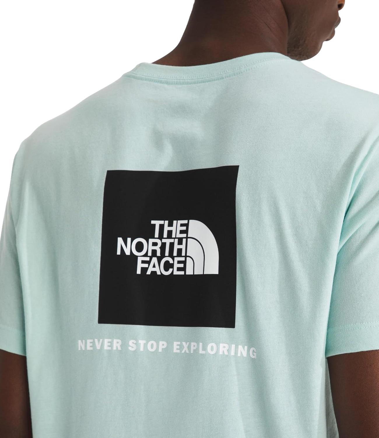 The North Face T-Shirt da Uomo - Steelbl/grifngr - Nf0a8b6k