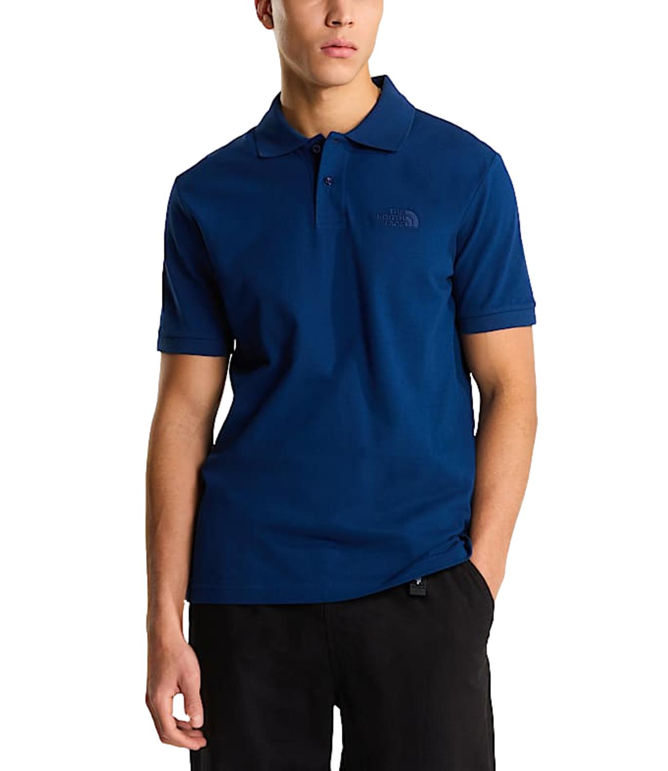 The North Face Polo da Uomo - Estate Blue - Nf0a8c1p