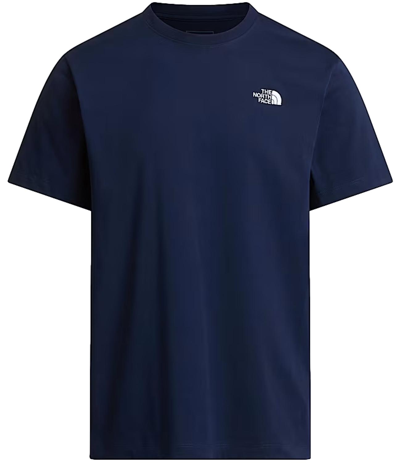 The North Face T-Shirt da Uomo - Summit Navy - Nf0a8cz2
