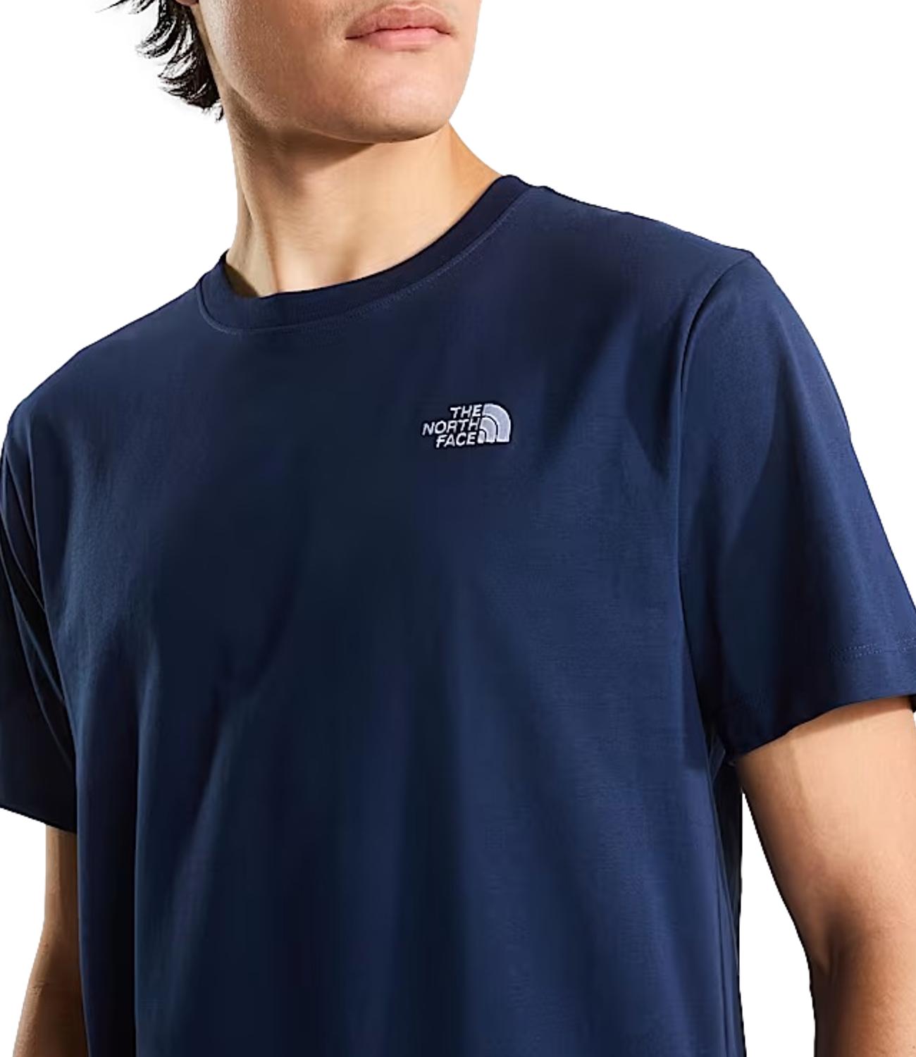 The North Face T-Shirt da Uomo - Summit Navy - Nf0a8cz2