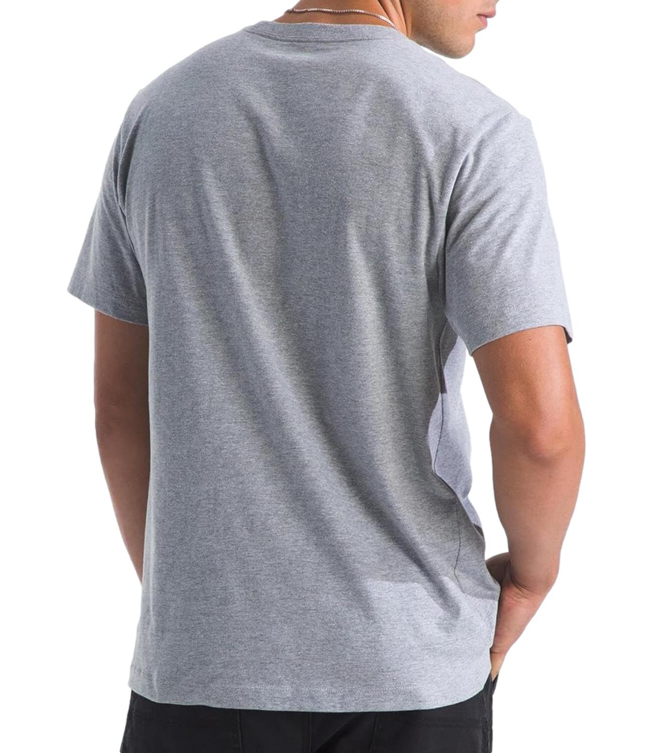 The North Face T-Shirt da Uomo - Pale Grey Heather - Nf0a8cz2