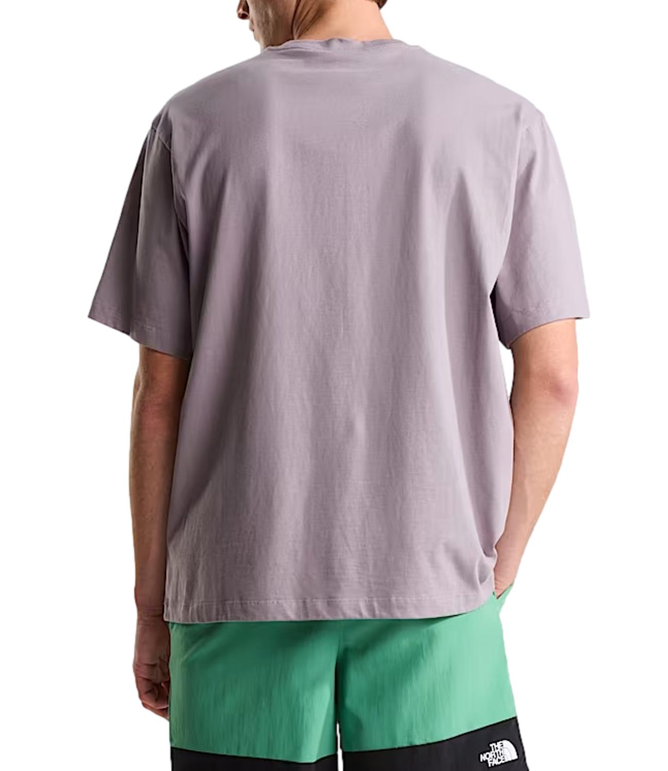 The North Face T-Shirt da Uomo - Transcendent Grey - Nf0a8evw