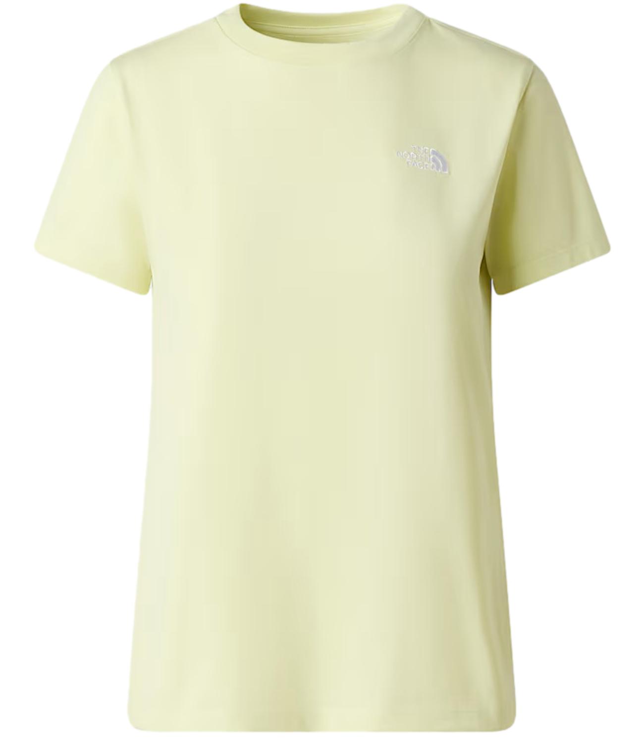 The North Face T-Shirt da Donna - Lemon Mist - Nf0a8fx7g60