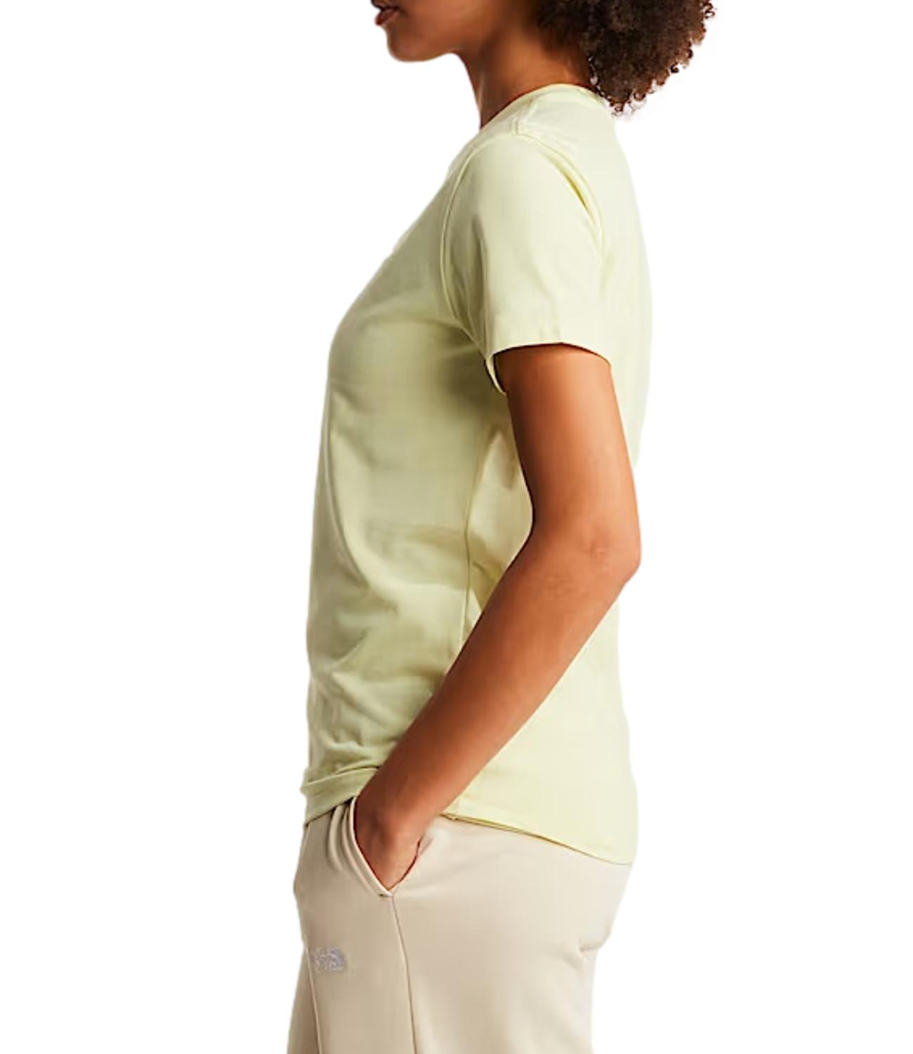 The North Face T-Shirt da Donna - Lemon Mist - Nf0a8fx7g60