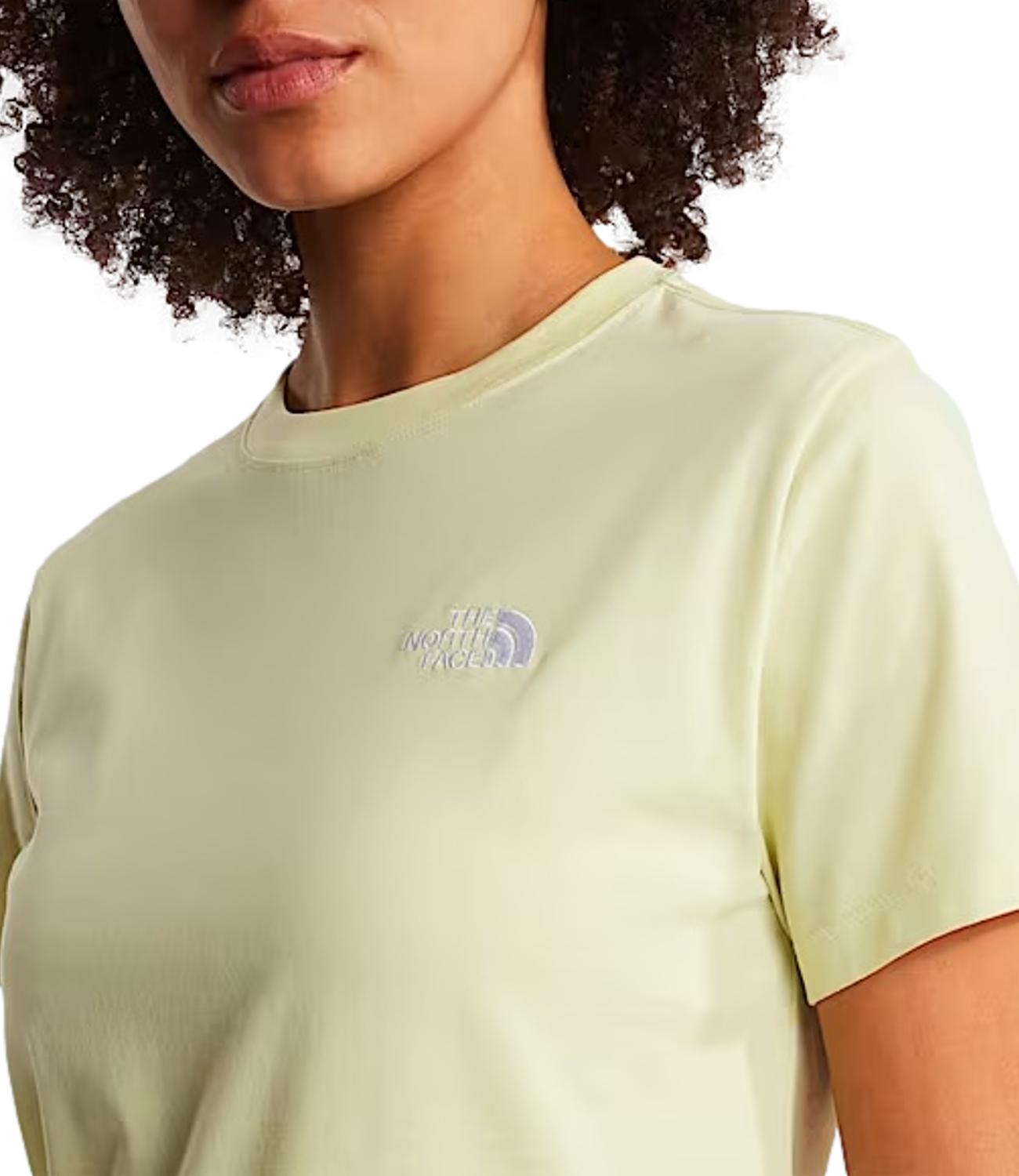 The North Face T-Shirt da Donna - Lemon Mist - Nf0a8fx7g60