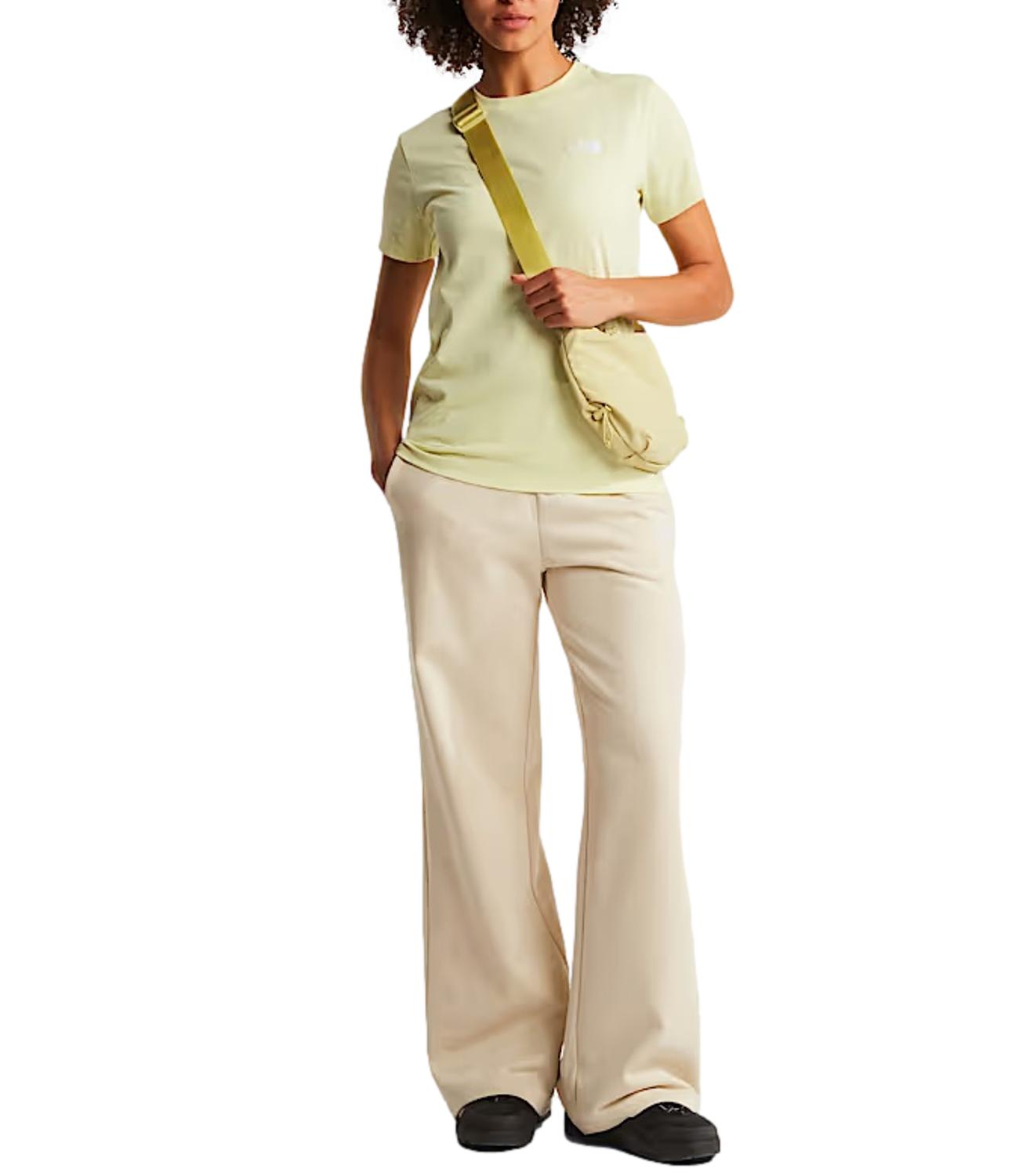 The North Face T-Shirt da Donna - Lemon Mist - Nf0a8fx7g60