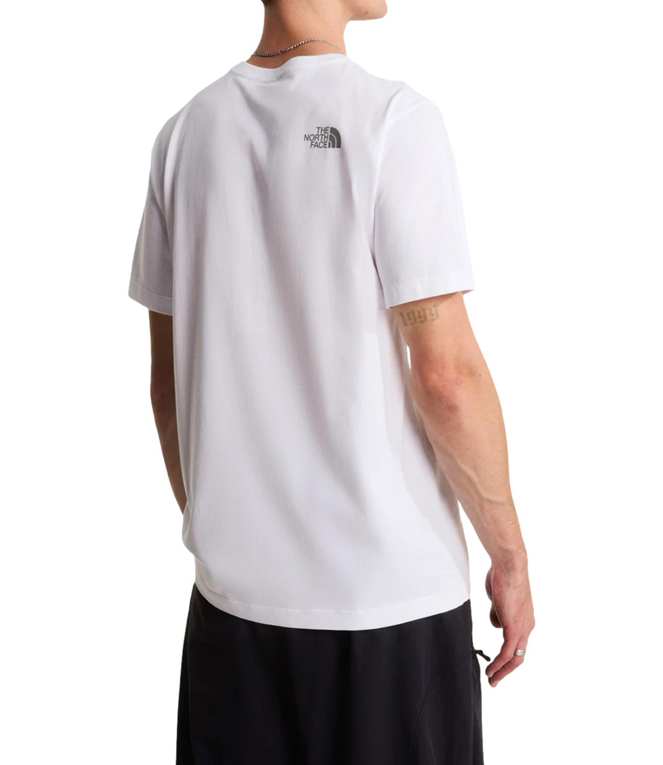 The North Face T-Shirt da Uomo - Tnf White - Nf0a8gux